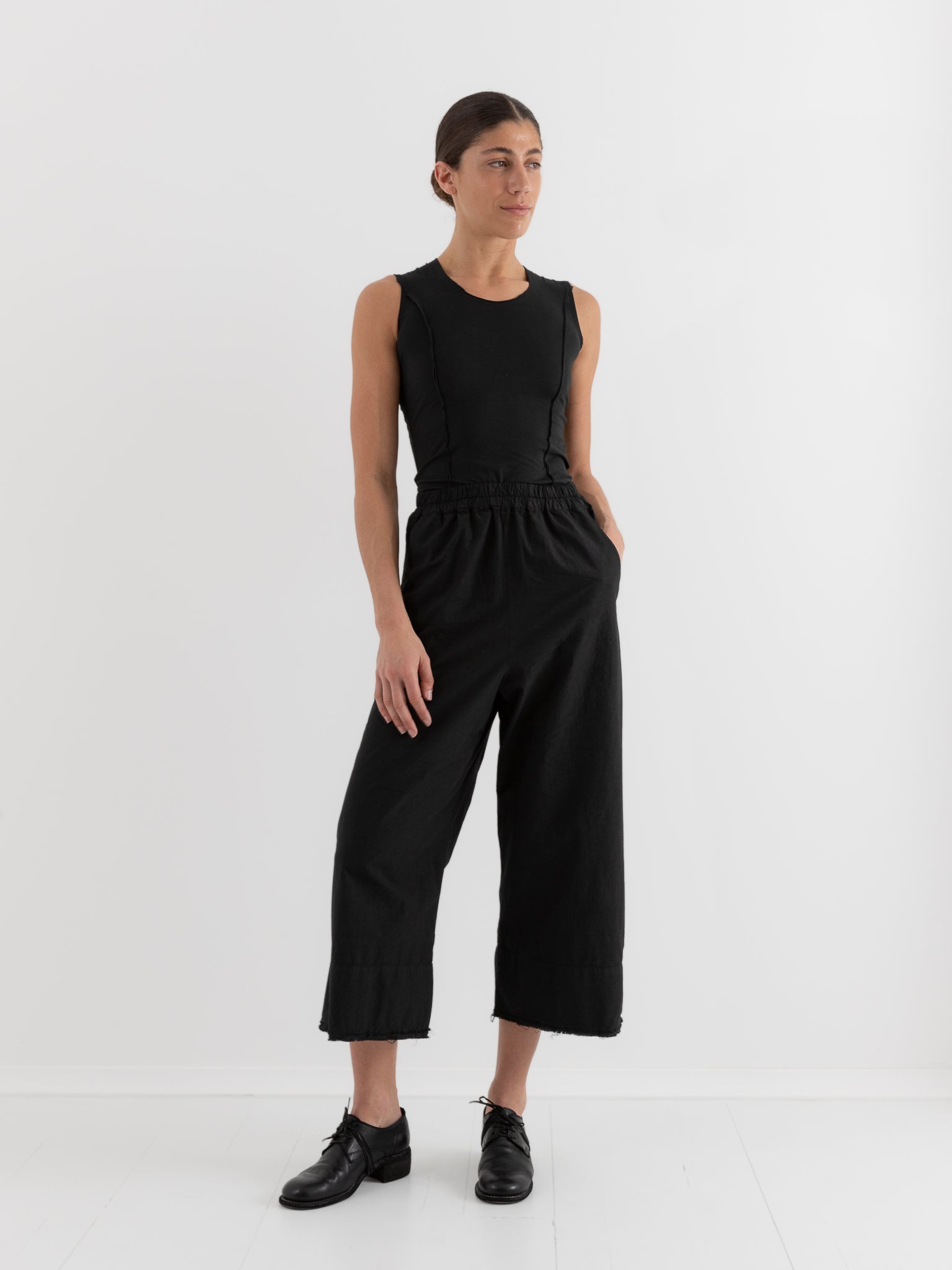 Serie Numerica Trousers in Black - SERIE NUMERICA at Worthwhile - shop PANT