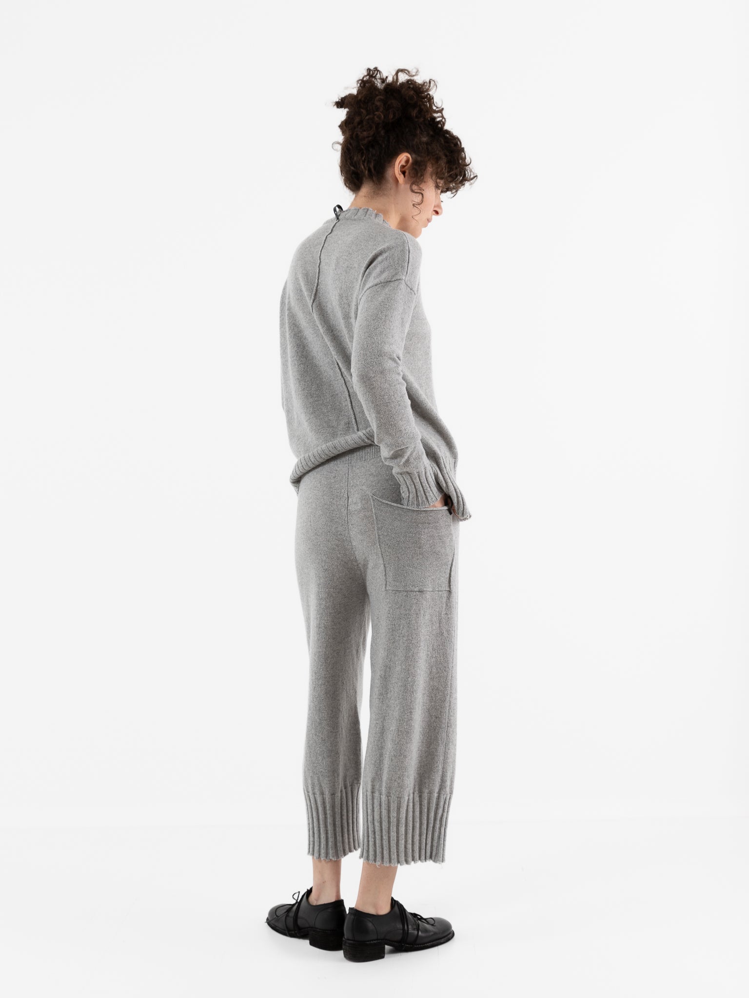 Serienumerica Trousers in Grey - SERIE NUMERICA at Worthwhile - shop PANT