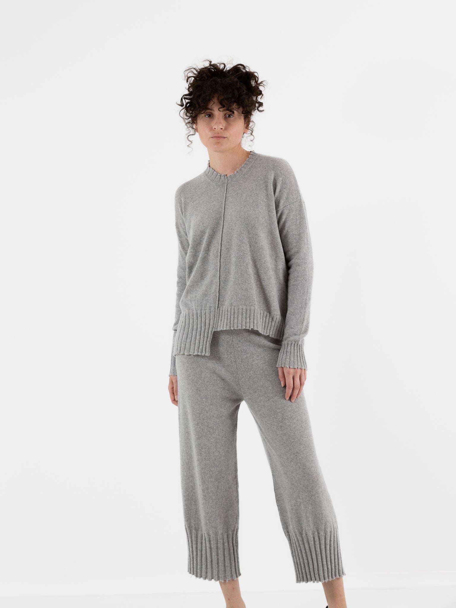 Serienumerica Trousers in Grey - SERIE NUMERICA at Worthwhile - shop PANT