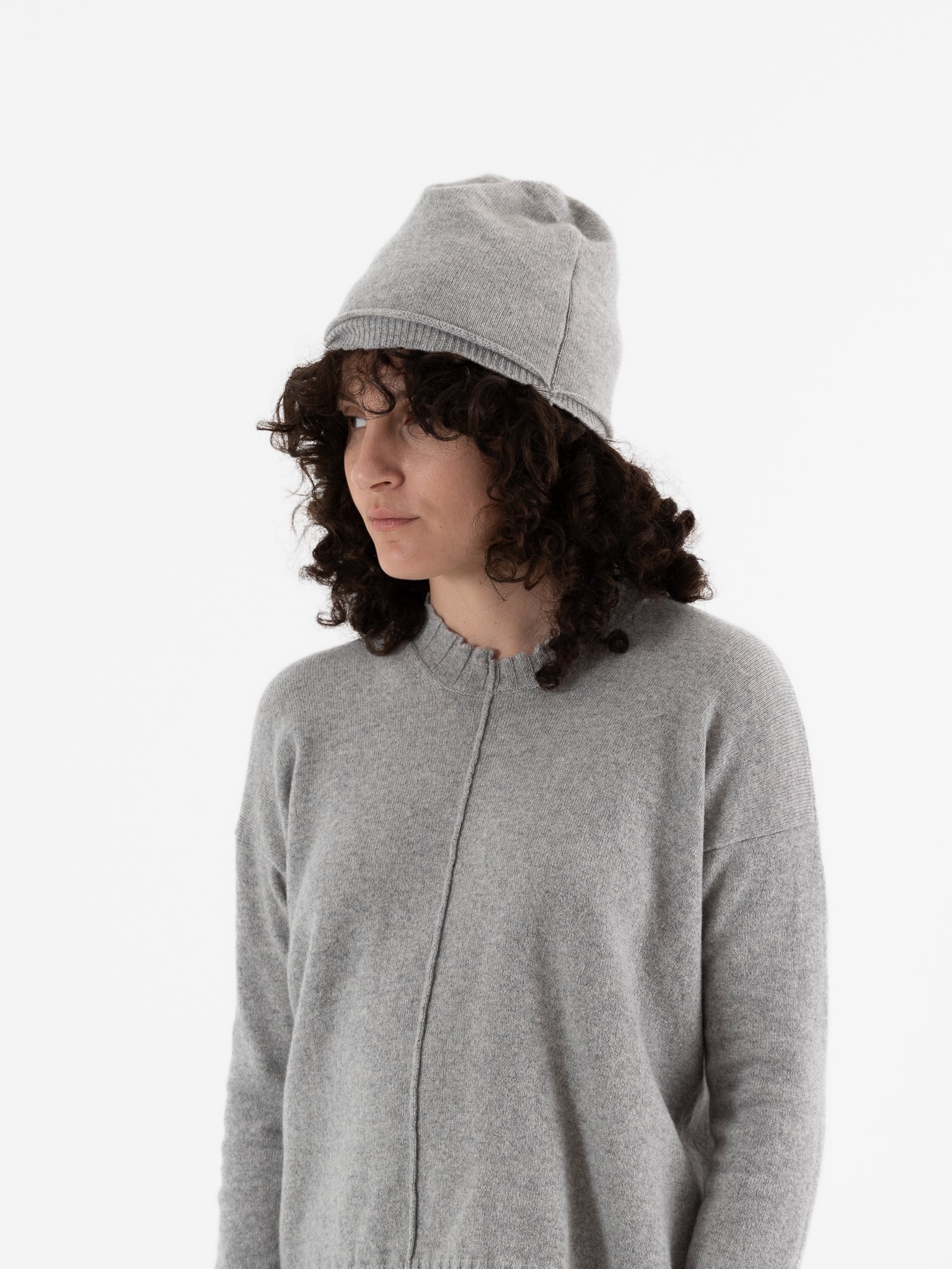 Serienumerica Hat in Grey - SERIE NUMERICA at Worthwhile - shop HAT