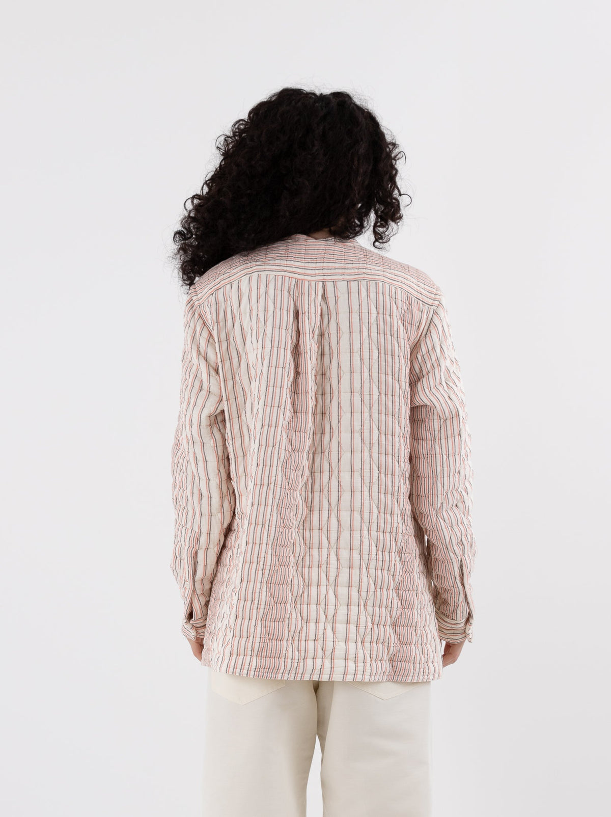 Sofie D'Hoore Bela Shirt in Red Stripe - SOFIE D'HOORE at Worthwhile - shop TOP