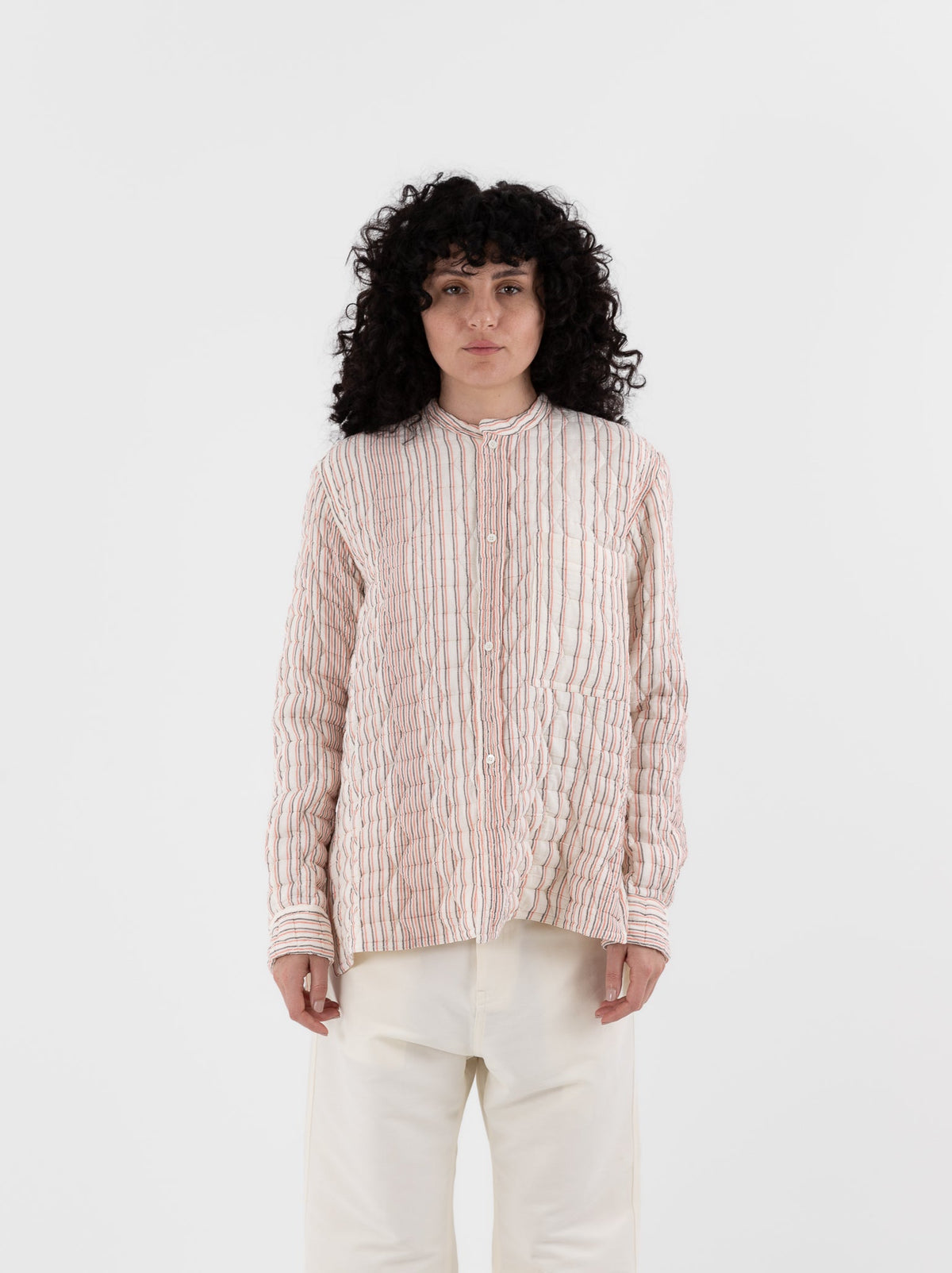 Sofie D'Hoore Bela Shirt in Red Stripe - SOFIE D'HOORE at Worthwhile - shop TOP