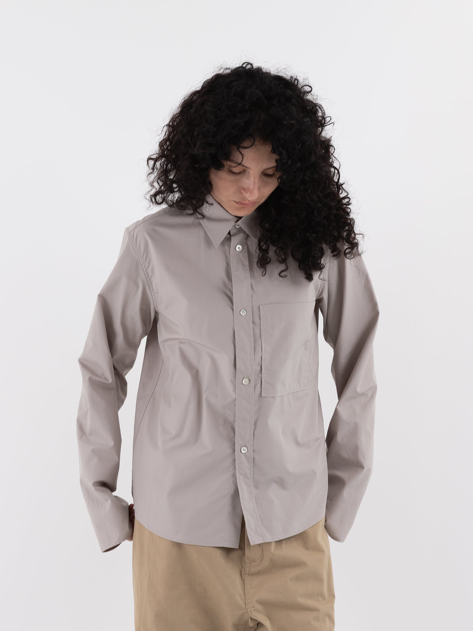 Sofie D'Hoore Belone Shirt in Powder - SOFIE D'HOORE at Worthwhile - shop TOP