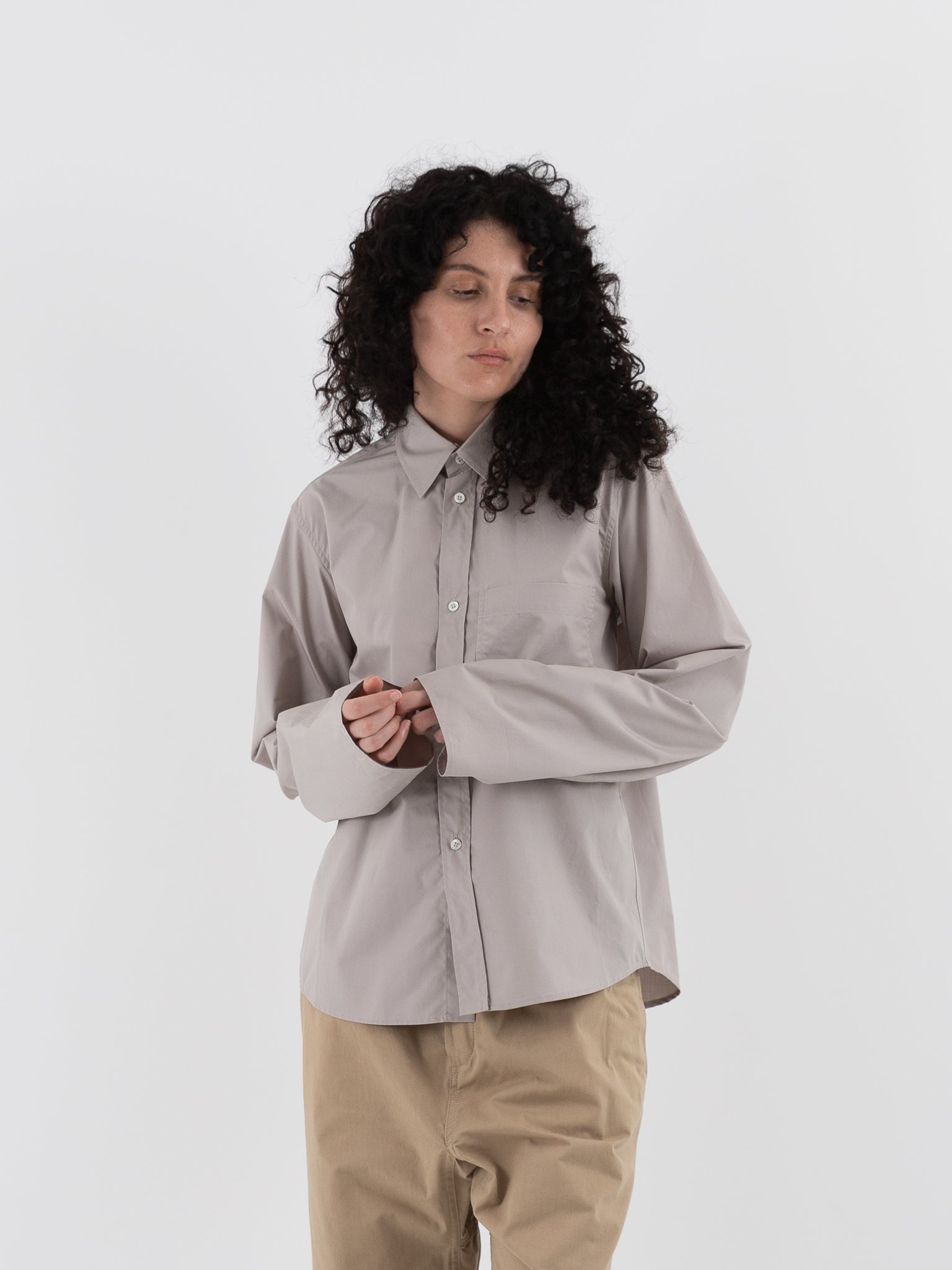 Sofie D'Hoore Belone Shirt in Powder - SOFIE D'HOORE at Worthwhile - shop TOP