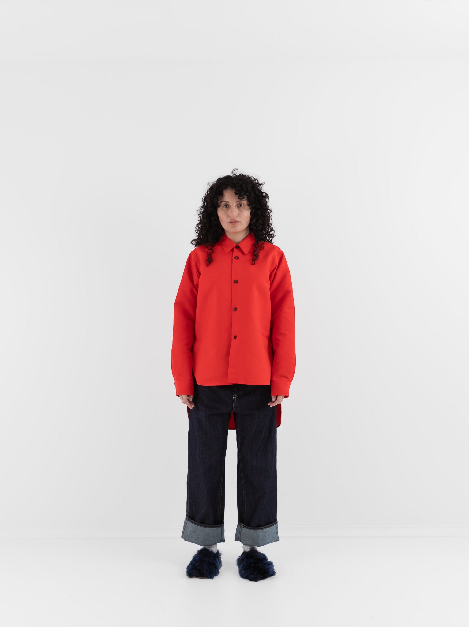 Sofie D'Hoore Brant Shirt in Fire - SOFIE D'HOORE at Worthwhile - shop TOP