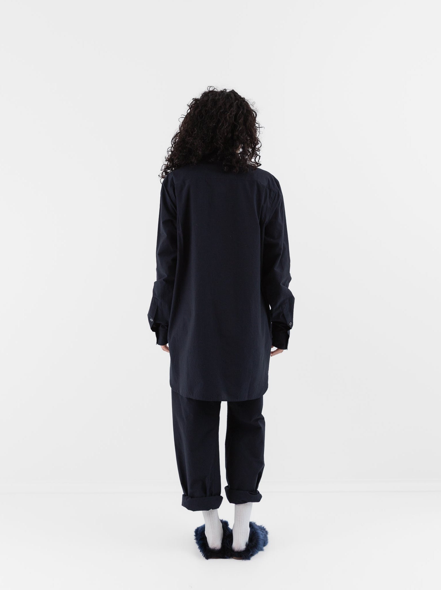 Sofie D'Hoore Breg Shirt in Midnight - SOFIE D'HOORE at Worthwhile - shop TOP