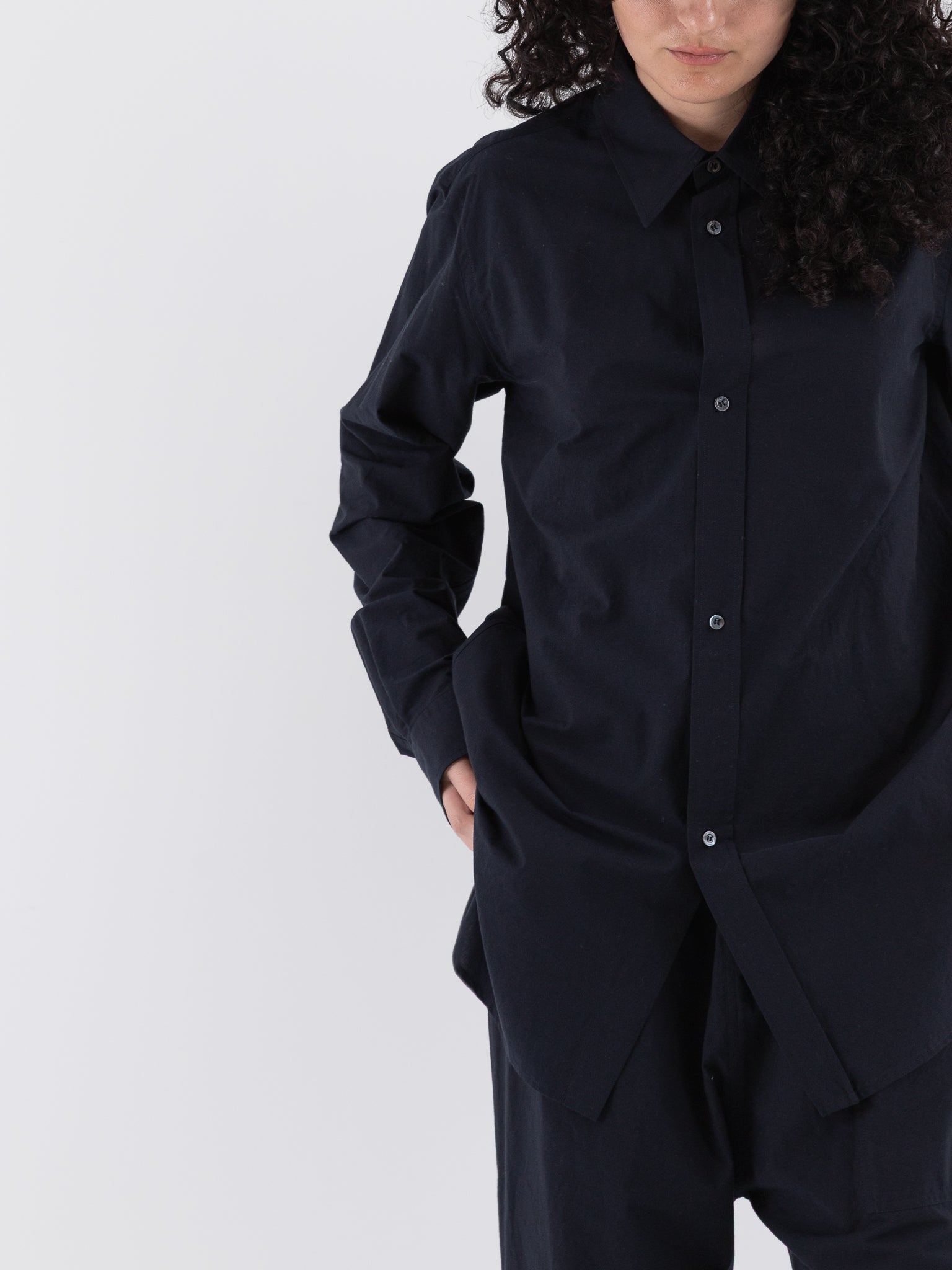Sofie D'Hoore Breg Shirt in Midnight - SOFIE D'HOORE at Worthwhile - shop TOP