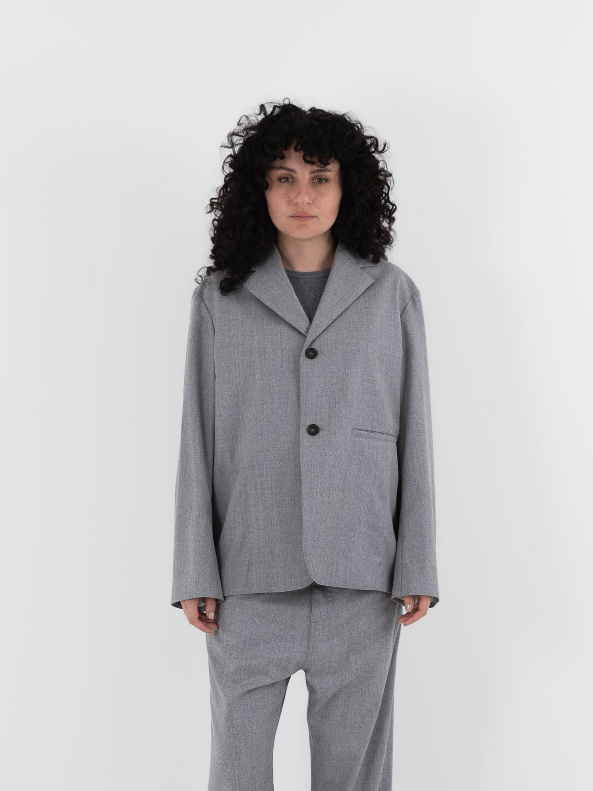 Sofie D'Hoore Cyrano Blazer in Silver Melange - SOFIE D'HOORE at Worthwhile - shop JACKET