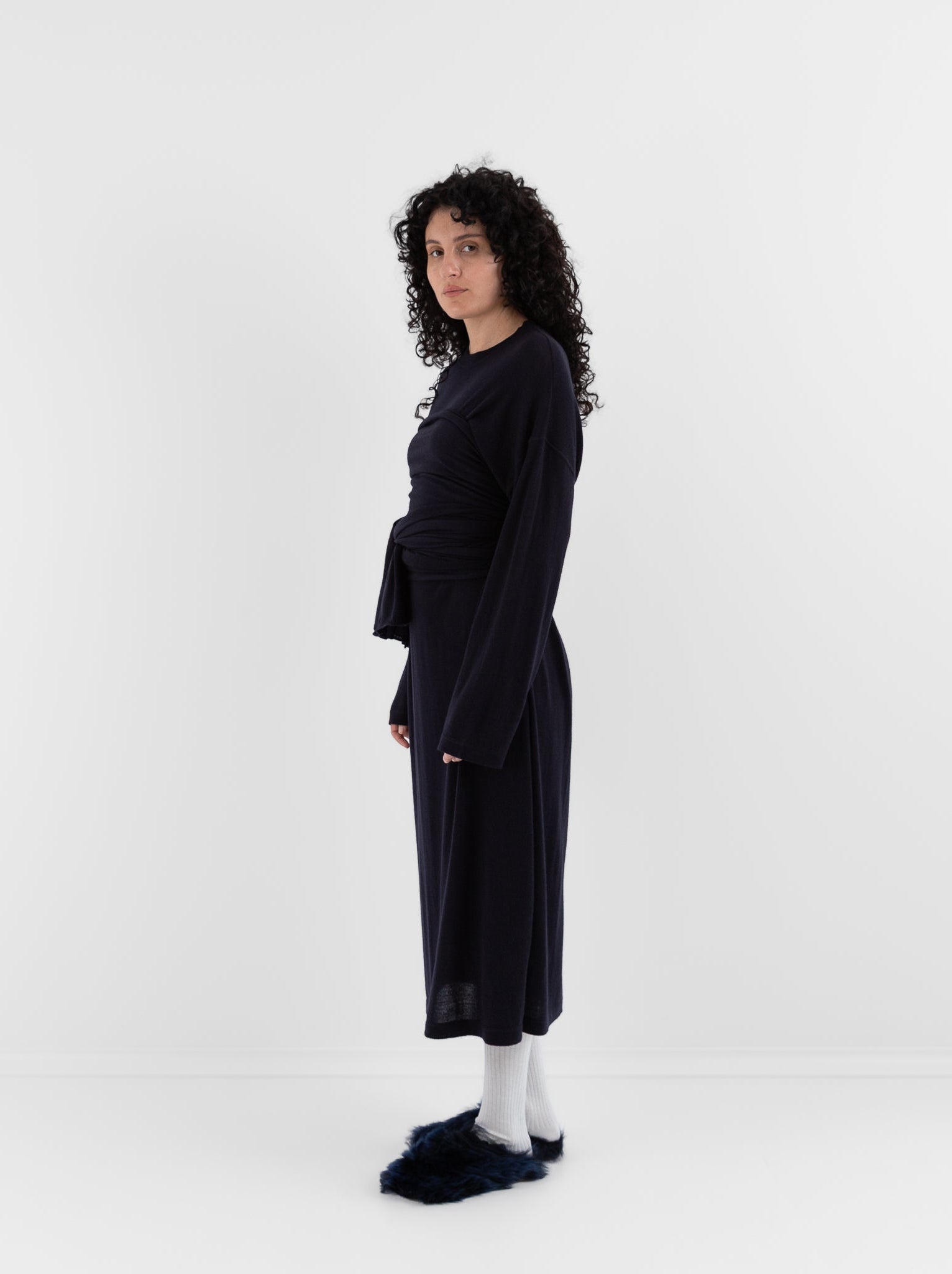 Sofie D'Hoore Marquez Dress in Midnight - SOFIE D'HOORE at Worthwhile - shop DRESS