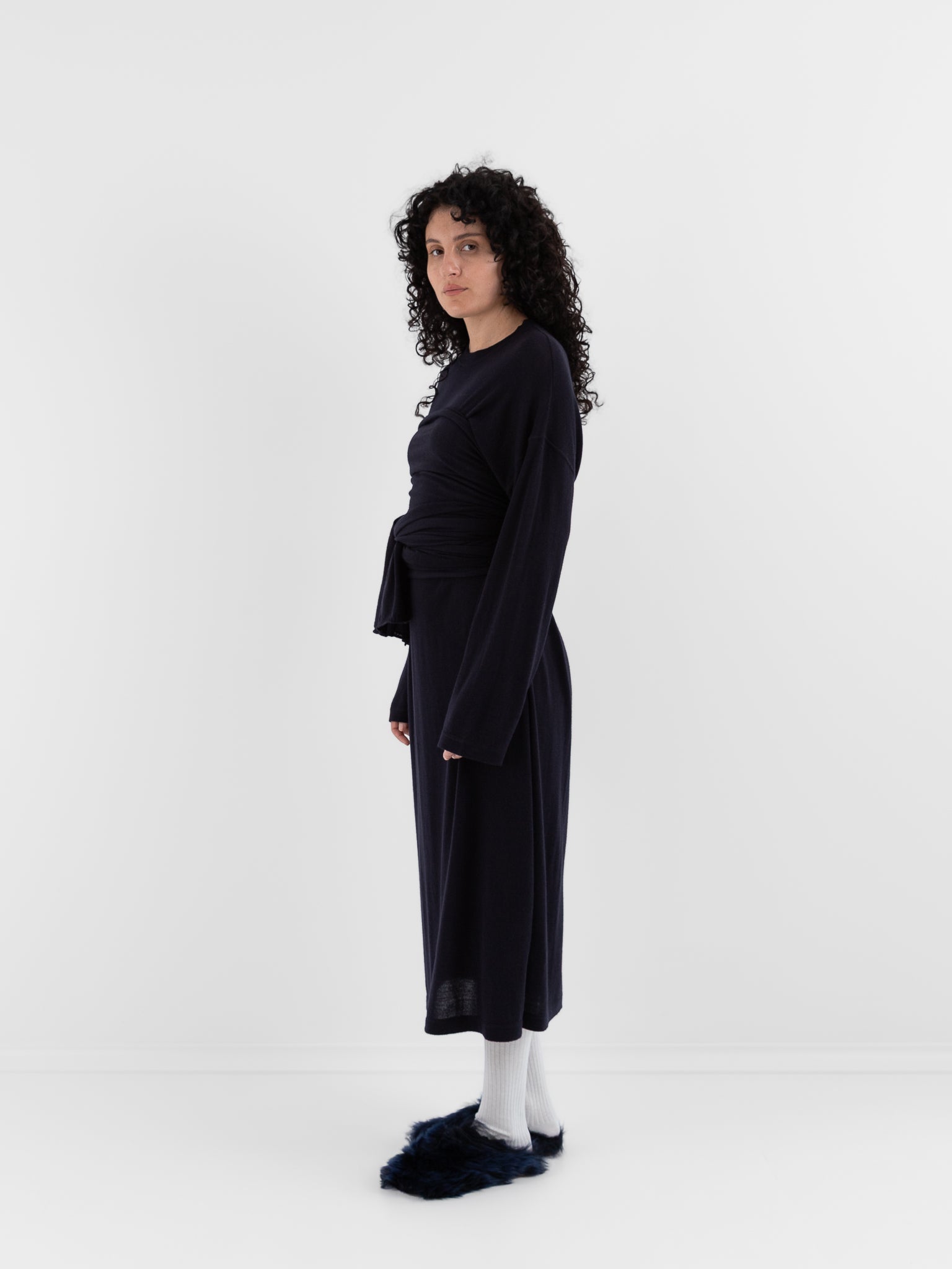 Sofie D'Hoore Marquez Dress in Midnight - SOFIE D'HOORE at Worthwhile - shop DRESS