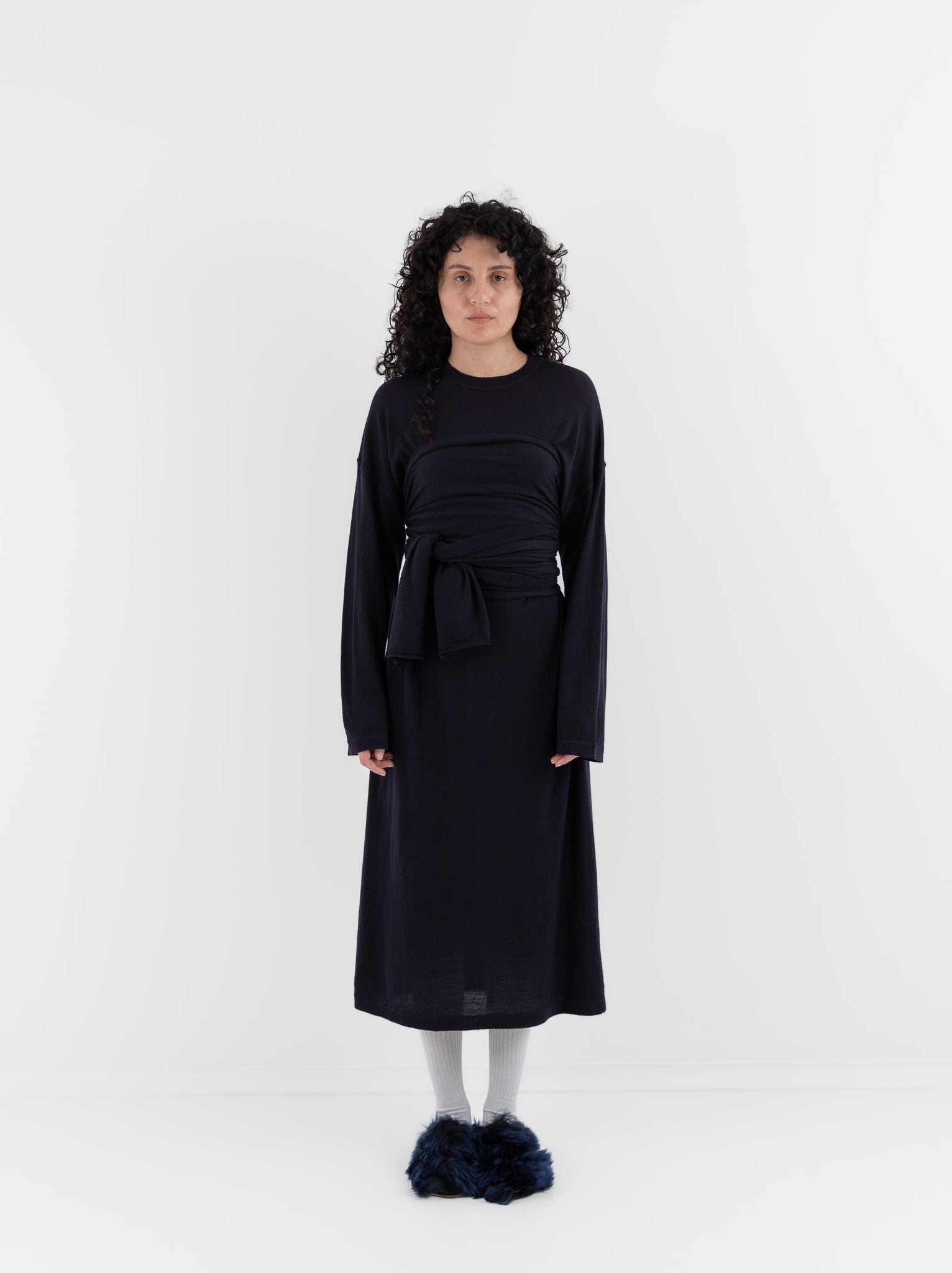 Sofie D'Hoore Marquez Dress in Midnight - SOFIE D'HOORE at Worthwhile - shop DRESS