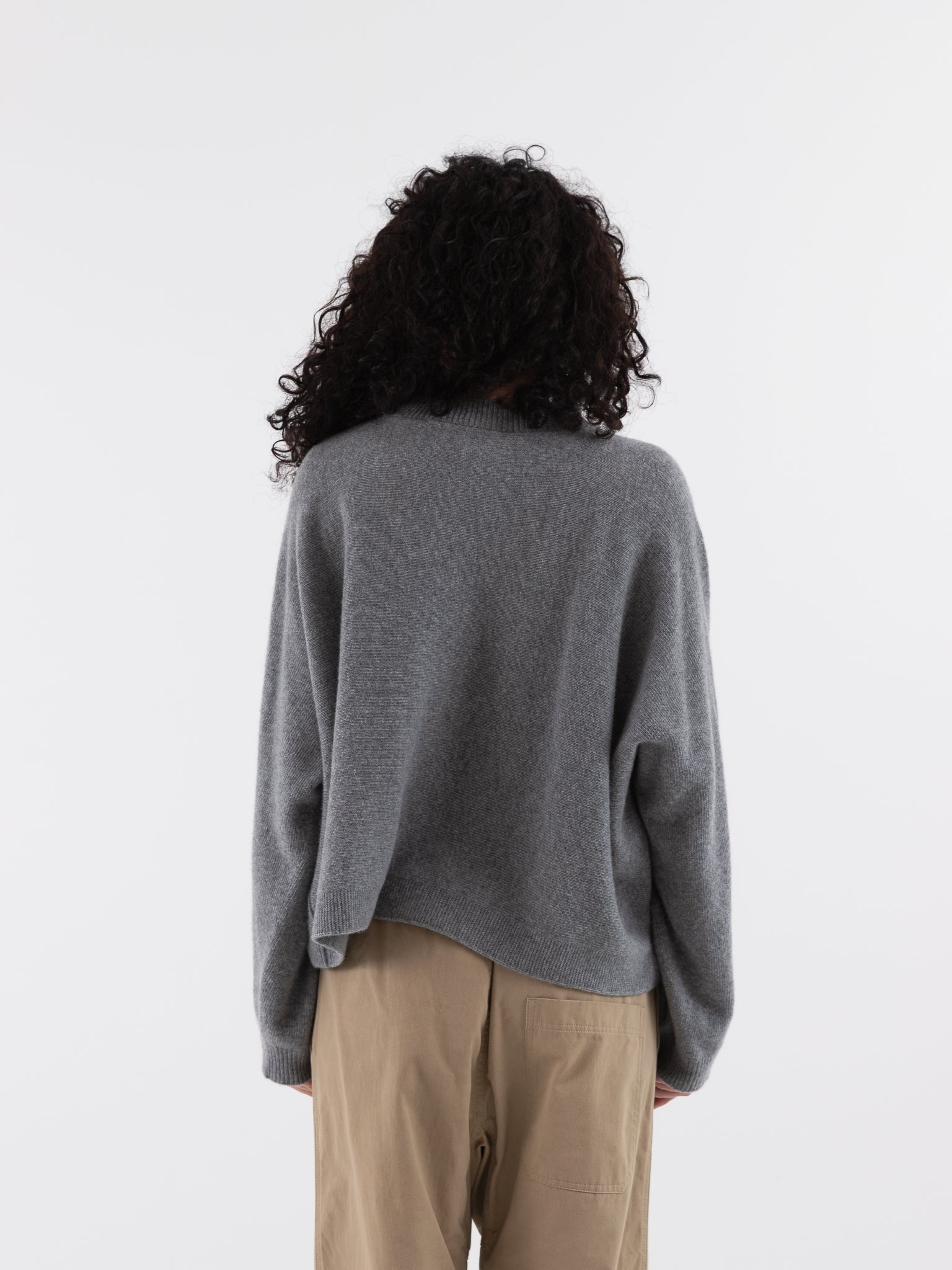 Sofie D'Hoore Maui Oversized Pullover in Grey Melange - SOFIE D'HOORE at Worthwhile - shop SWEATER