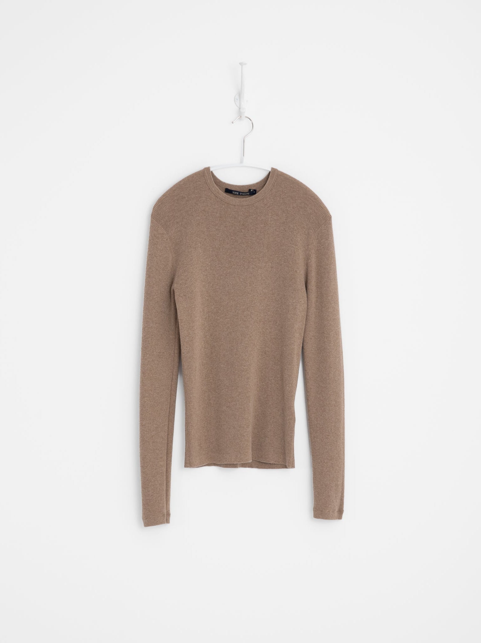 Sofie D'Hoore Minerva Rib Pullover in Desert - SOFIE D'HOORE at Worthwhile - shop SWEATER