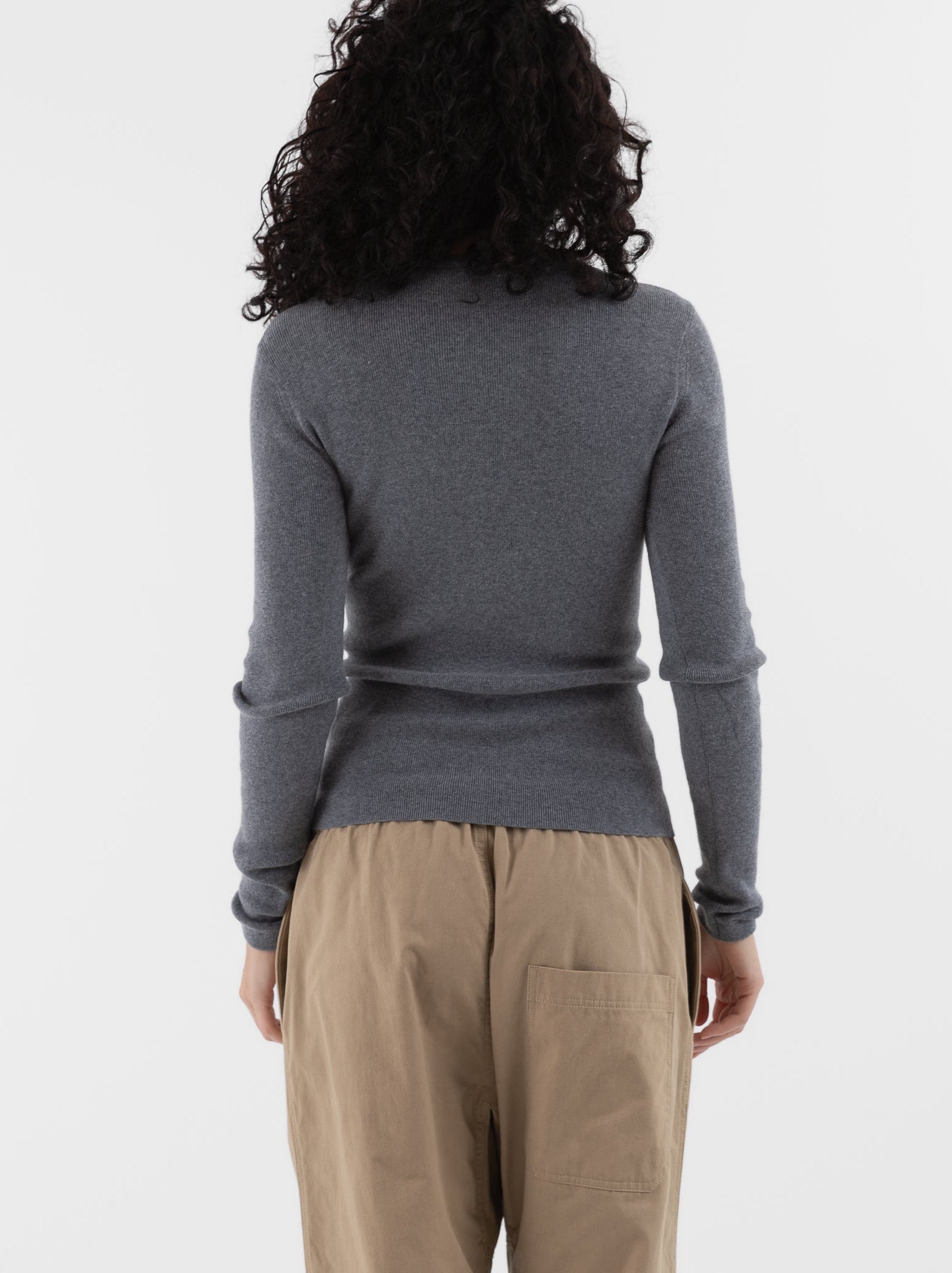 Sofie D'Hoore Minerva Rib Pullover in Grey Melange - SOFIE D'HOORE at Worthwhile - shop SWEATER