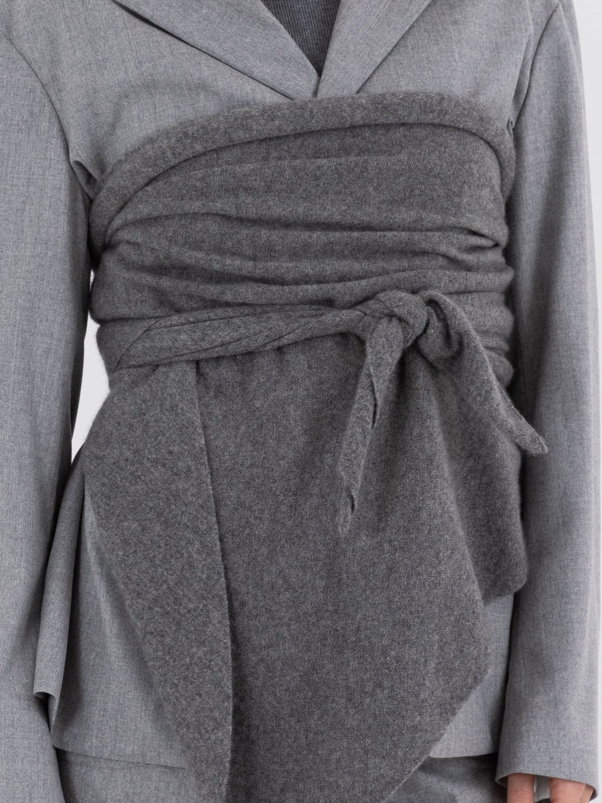 Sofie D'Hoore Monk Triangular Scarf in Metal Melange - SOFIE D'HOORE at Worthwhile - shop SCARF