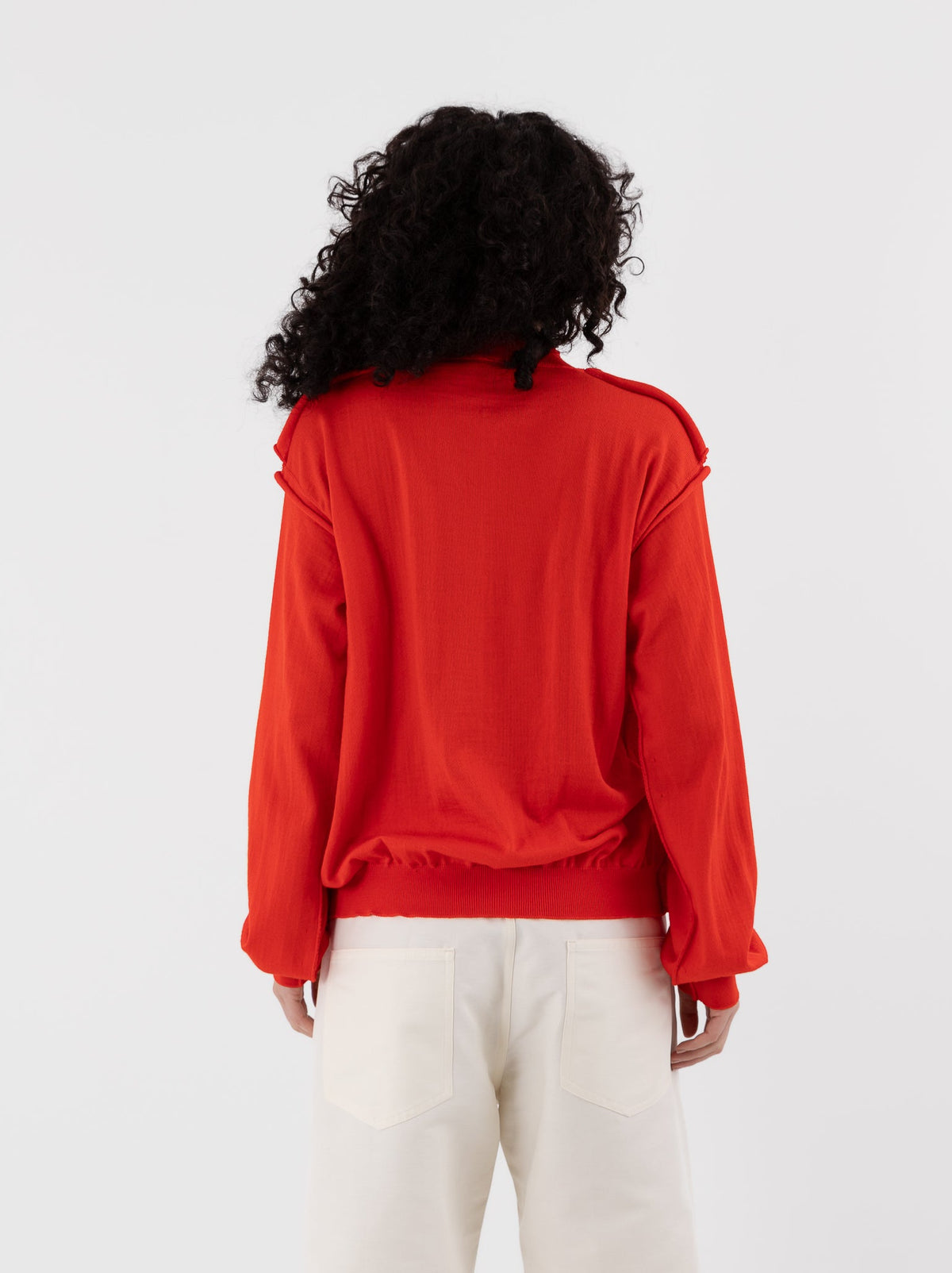 Sofie D'Hoore Myron Pullover in Scarlet - SOFIE D'HOORE at Worthwhile - shop SWEATER