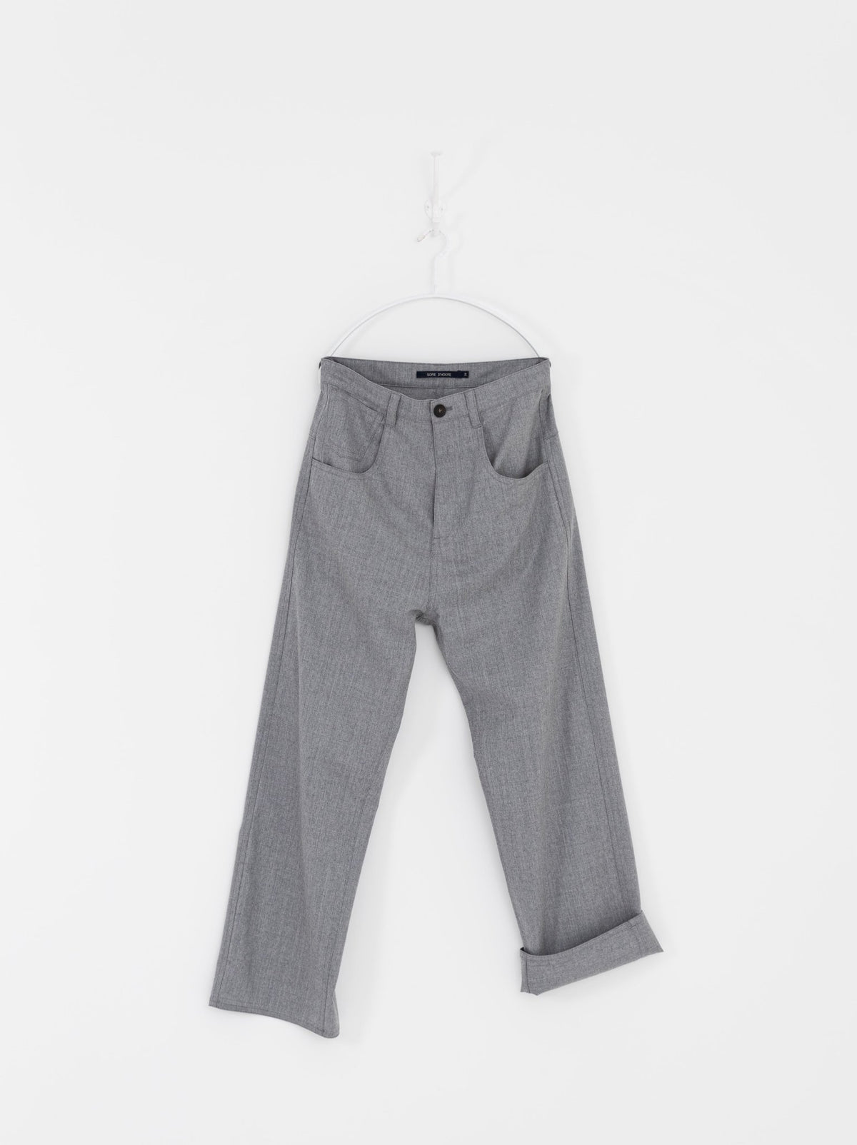 Sofie D'Hoore Phill Pant in Silver Melange - SOFIE D'HOORE at Worthwhile - shop PANT