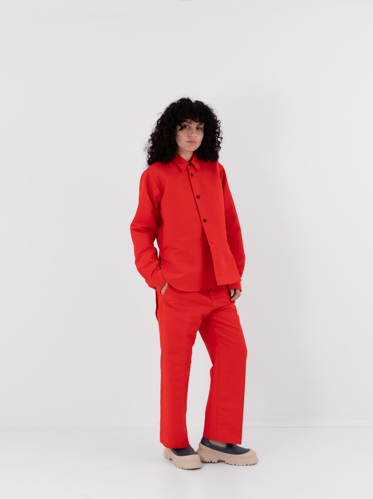 Sofie D'Hoore Port Pant in Woven Fire - SOFIE D'HOORE at Worthwhile - shop PANT