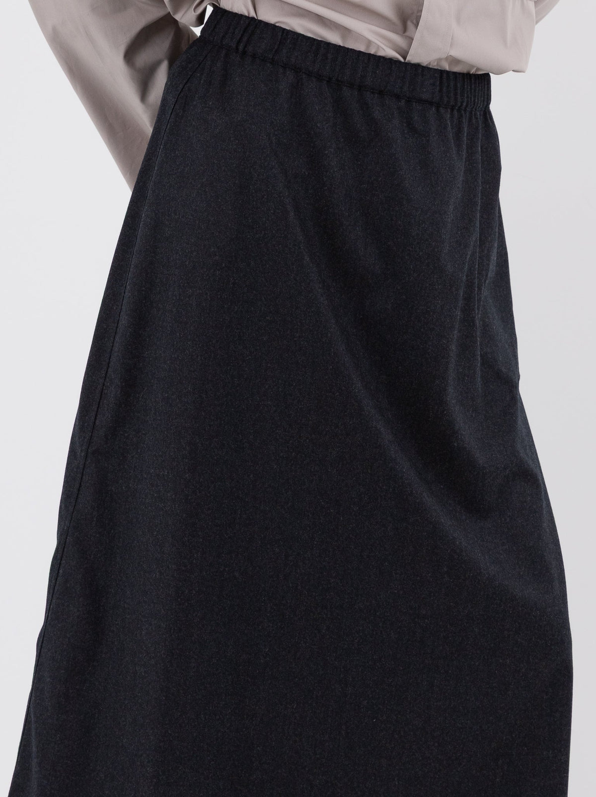 Sofie D'Hoore Synne Skirt in Charcoal Melange - SOFIE D'HOORE at Worthwhile - shop SKIRT
