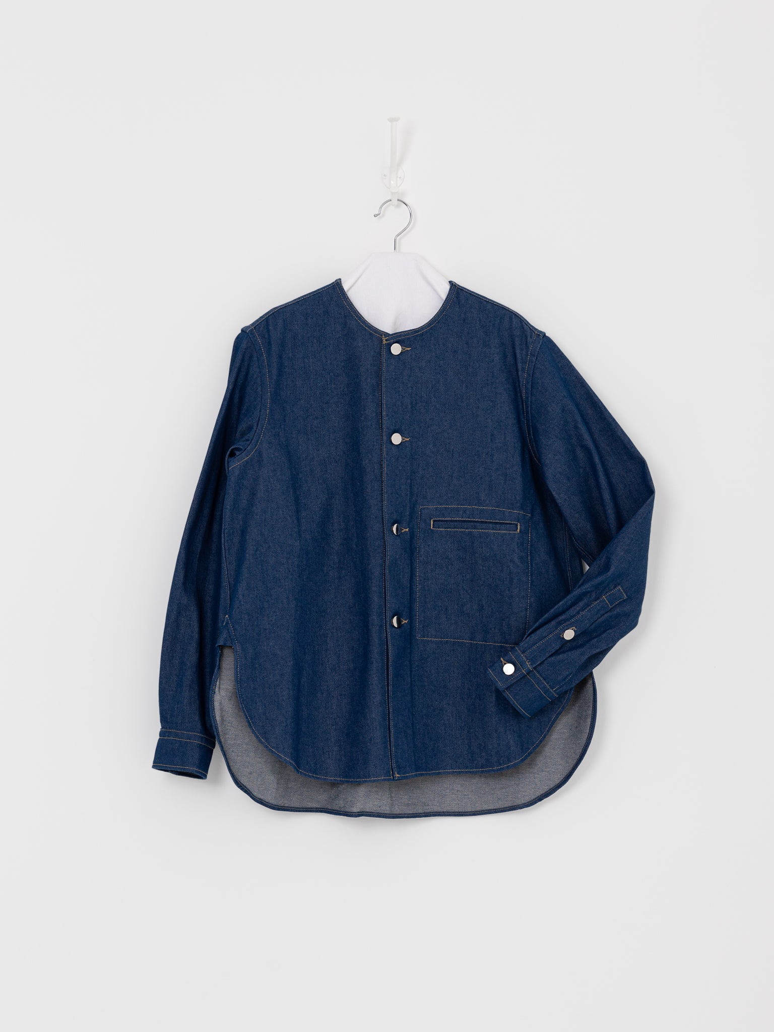 Sofie D'Hoore Barna Shirt in Lapis - SOFIE D'HOORE at Worthwhile - shop TOP