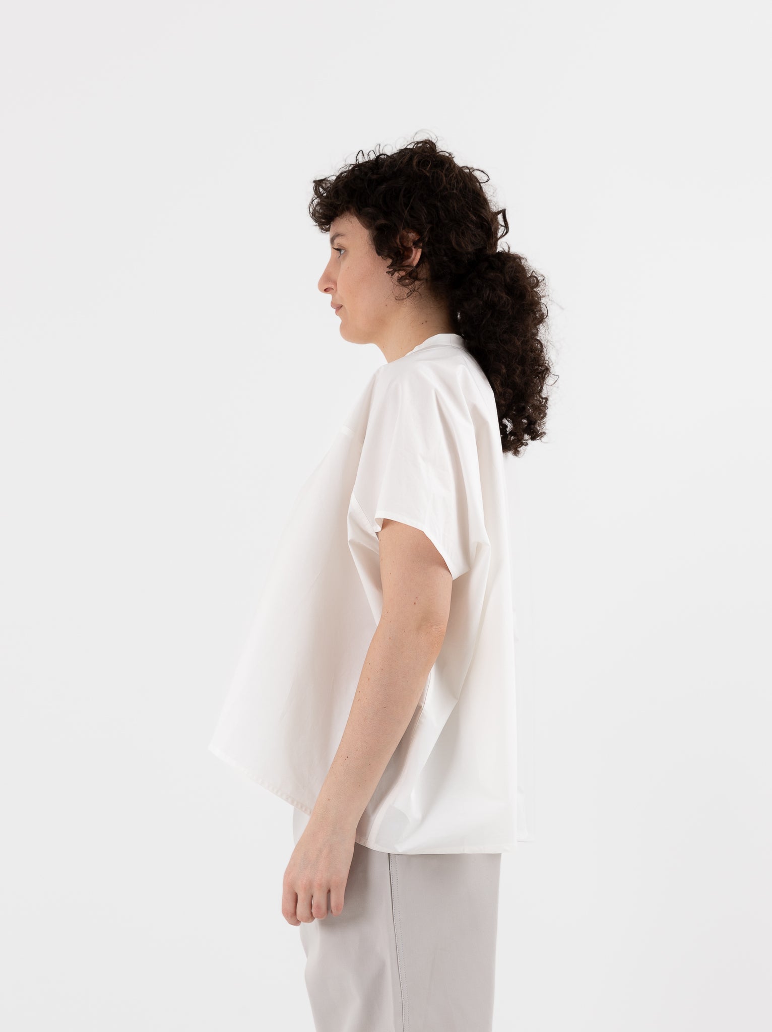 Sofie D'Hoore Basker Shirt in Off White - SOFIE D'HOORE at Worthwhile - shop TOP