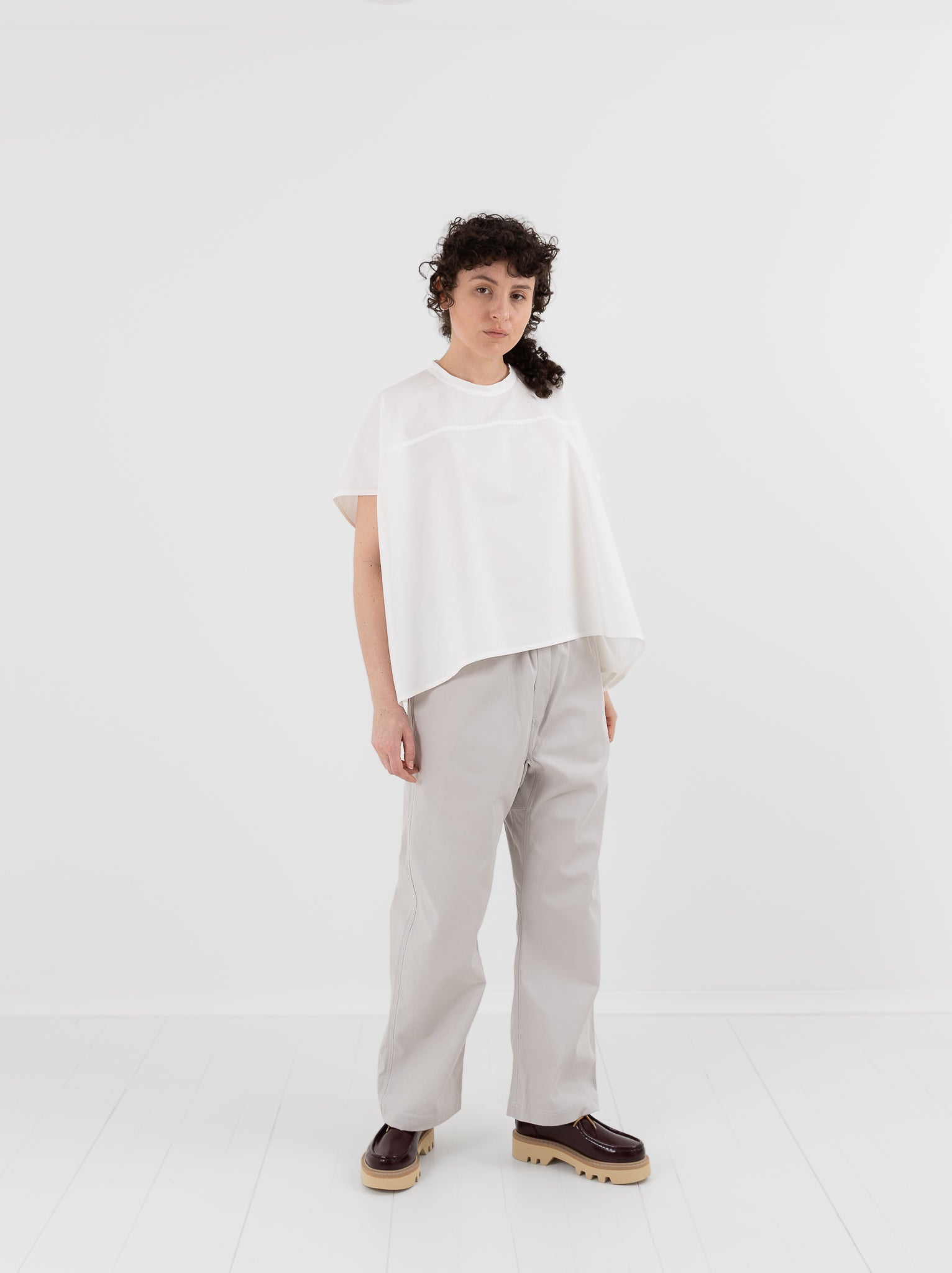 Sofie D'Hoore Basker Shirt in Off White - SOFIE D'HOORE at Worthwhile - shop TOP