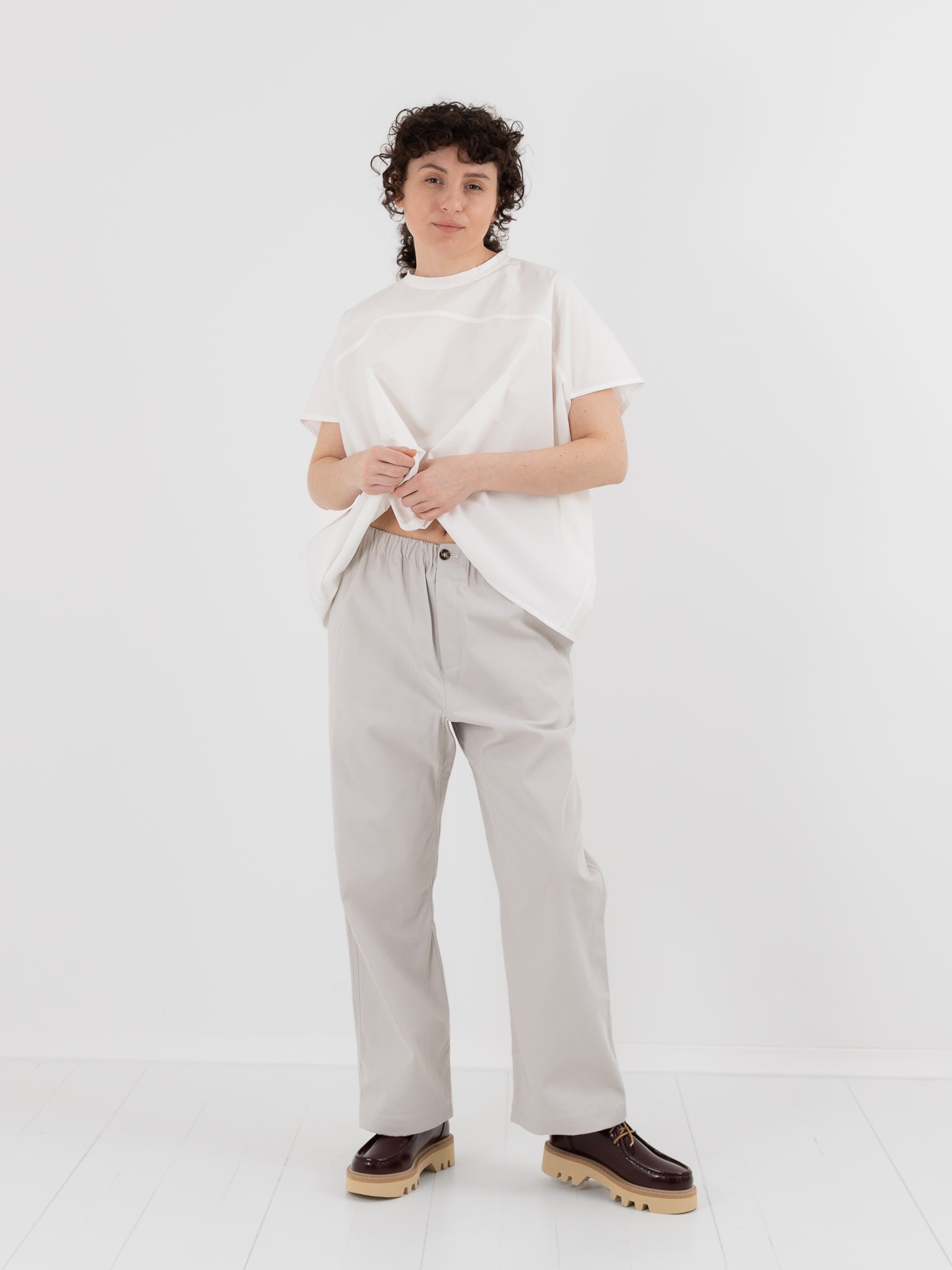 Sofie D'Hoore Pinot Pant in Mastic White - SOFIE D'HOORE at Worthwhile - shop PANT