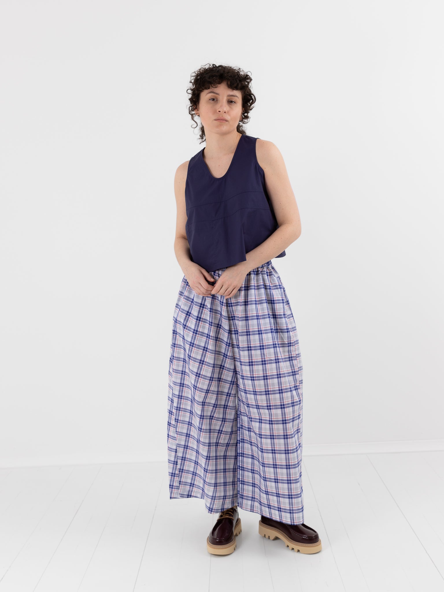 Sofie D'Hoore Bramble Tank in Ink - SOFIE D'HOORE at Worthwhile - shop TOP