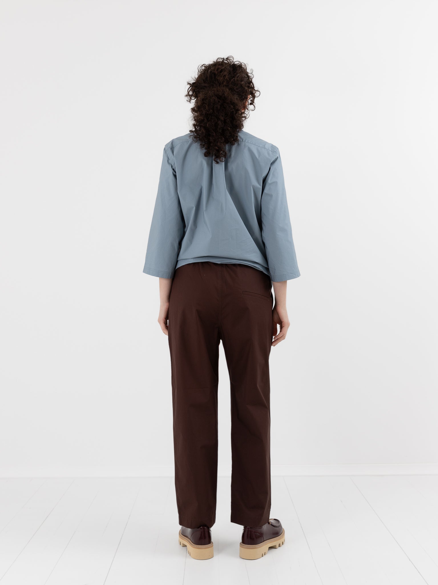 Sofie D'Hoore Pico Pant in Cacao - SOFIE D'HOORE at Worthwhile - shop PANT