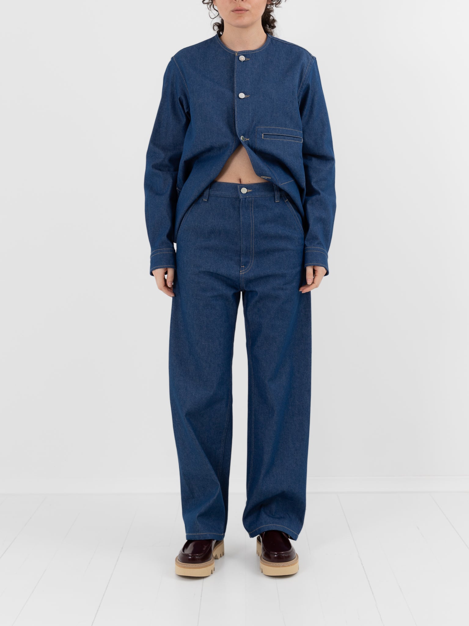 Sofie D'Hoore Pasay Pant in Lapis - SOFIE D'HOORE at Worthwhile - shop PANT