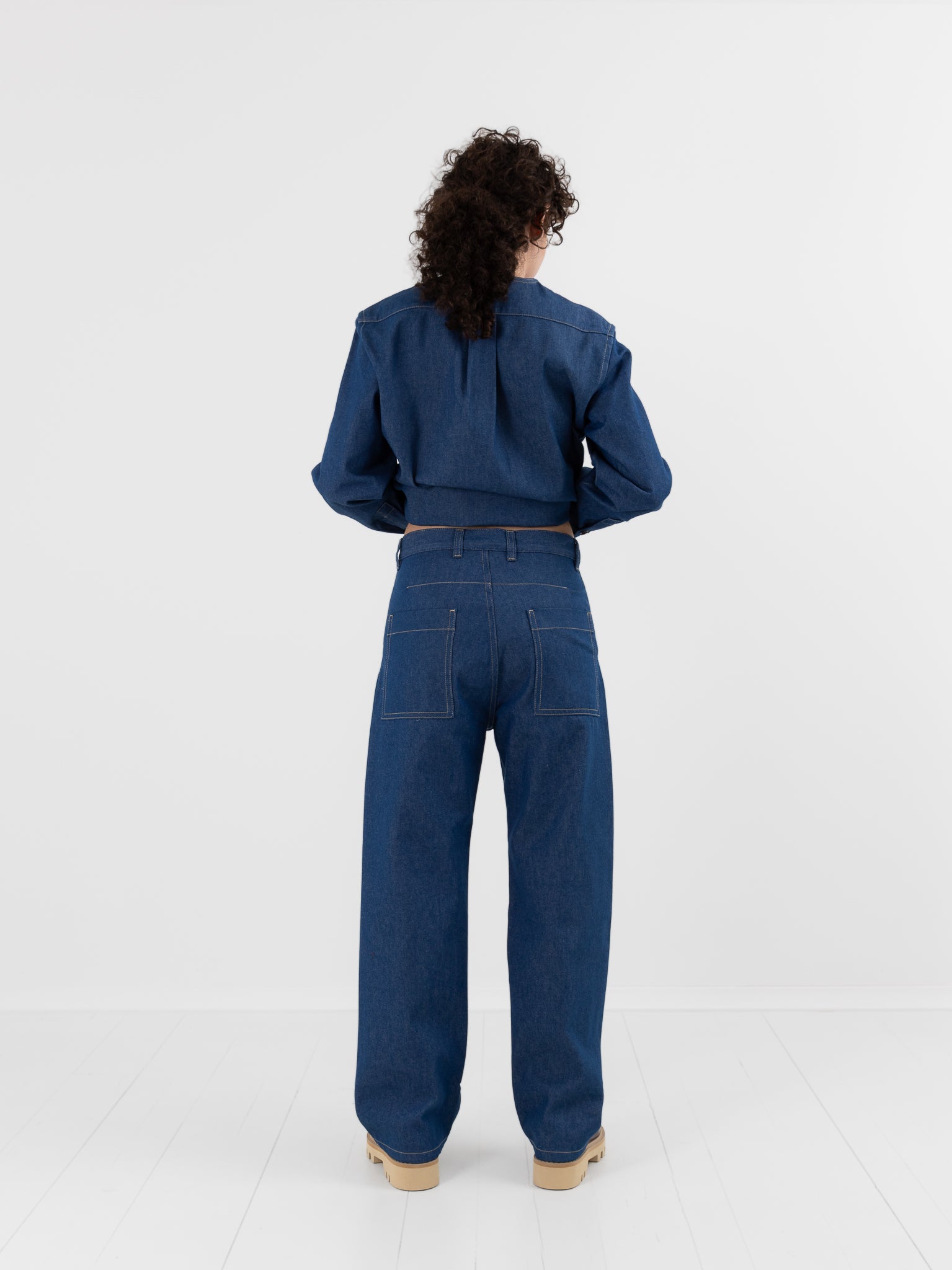 Sofie D'Hoore Pasay Pant in Lapis - SOFIE D'HOORE at Worthwhile - shop PANT