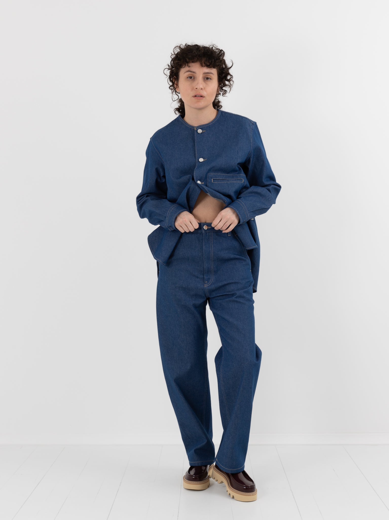 Sofie D'Hoore Pasay Pant in Lapis - SOFIE D'HOORE at Worthwhile - shop PANT