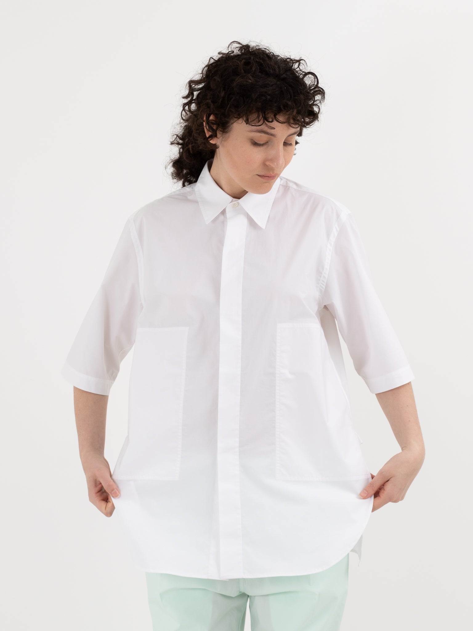 Sofie D'Hoore Bodhi Shirt in White - SOFIE D'HOORE at Worthwhile - shop TOP