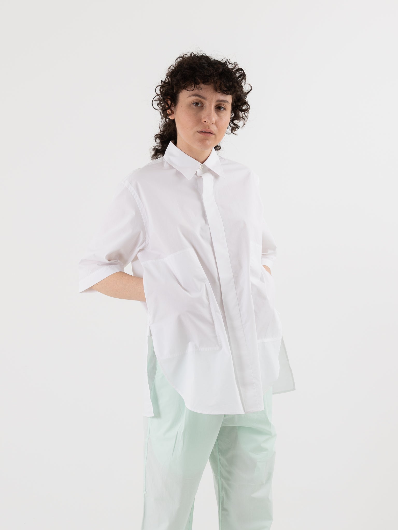 Sofie D'Hoore Bodhi Shirt in White - SOFIE D'HOORE at Worthwhile - shop TOP