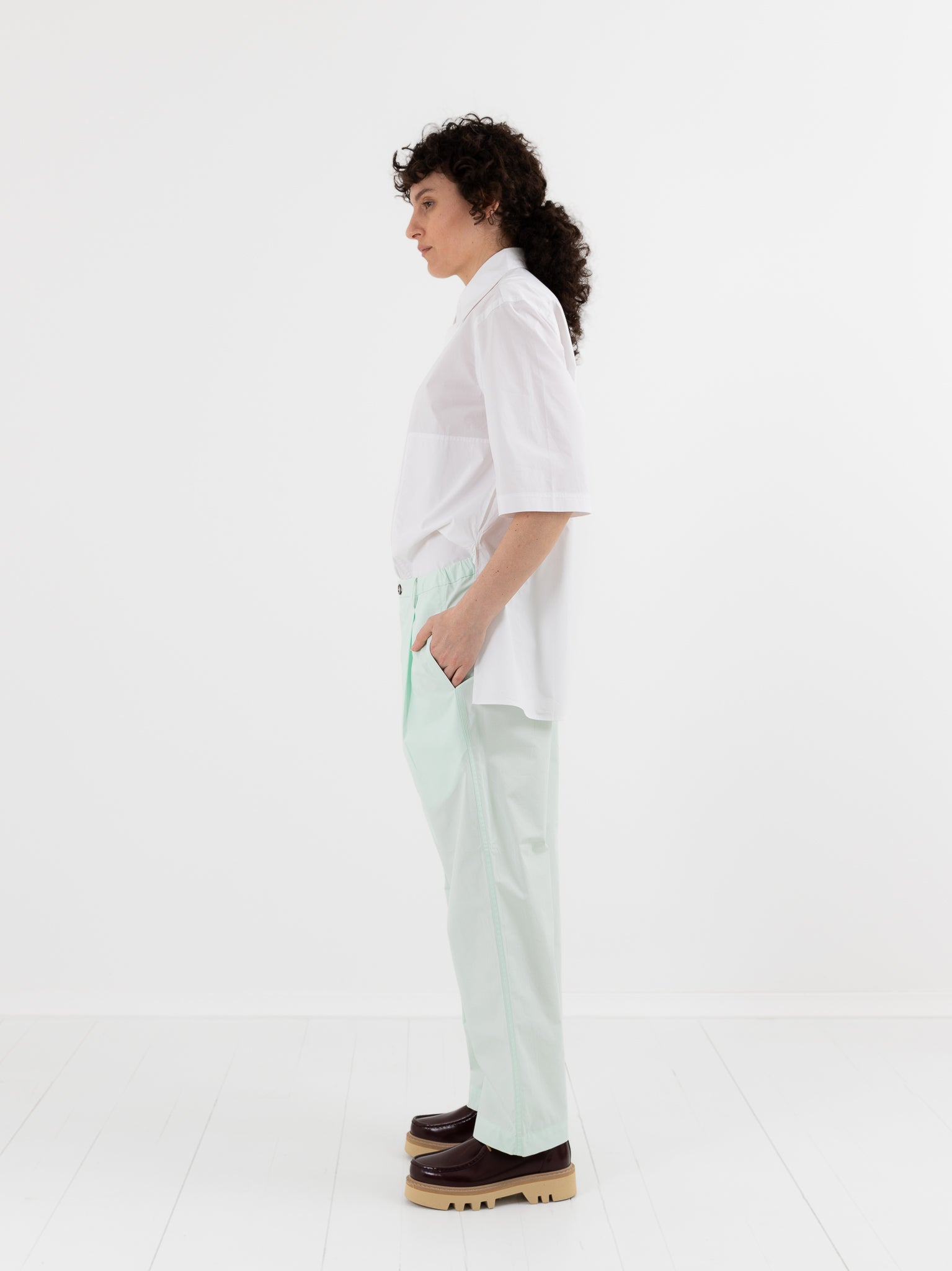 Sofie D'Hoore Pico Pant in Mint - SOFIE D'HOORE at Worthwhile - shop PANT