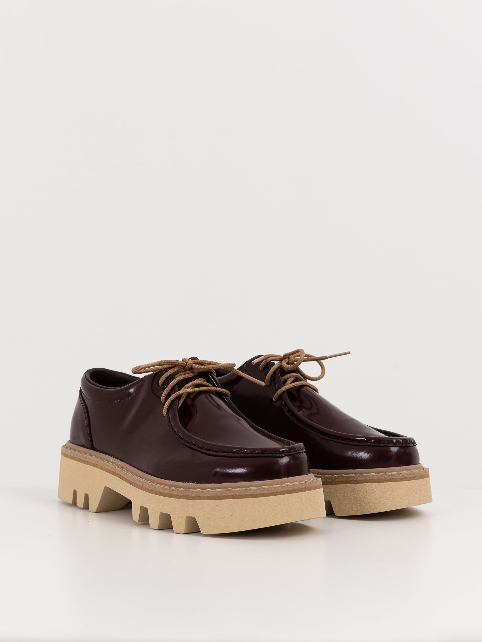 Sofie D'Hoore Falcone Wallabee Shoe in Mahogany - SOFIE D'HOORE at Worthwhile - shop SHOES