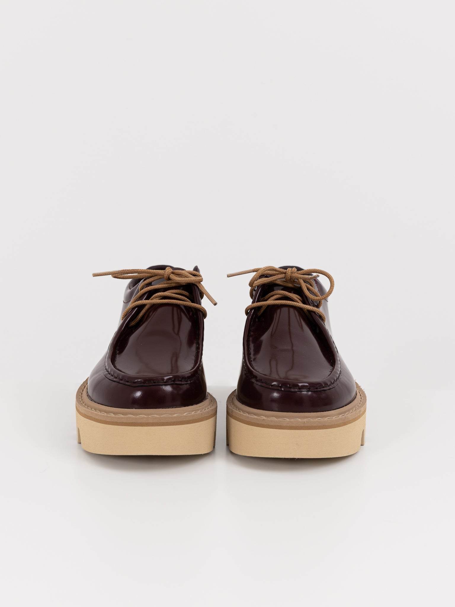 Sofie D'Hoore Falcone Wallabee Shoe in Mahogany - SOFIE D'HOORE at Worthwhile - shop SHOES