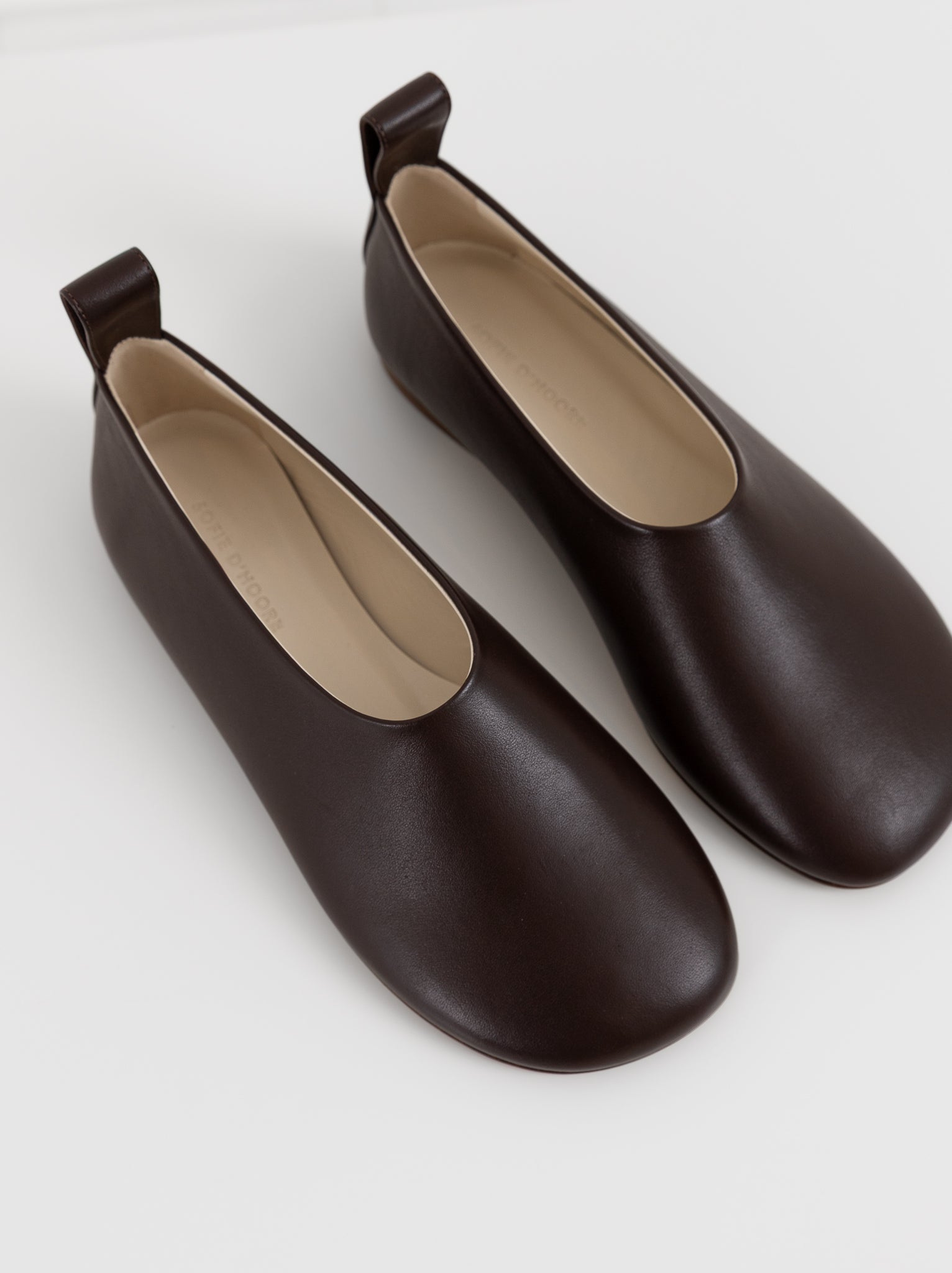 Sofie D'Hoore Fontana Ballerina in Cacao - SOFIE D'HOORE at Worthwhile - shop SHOES