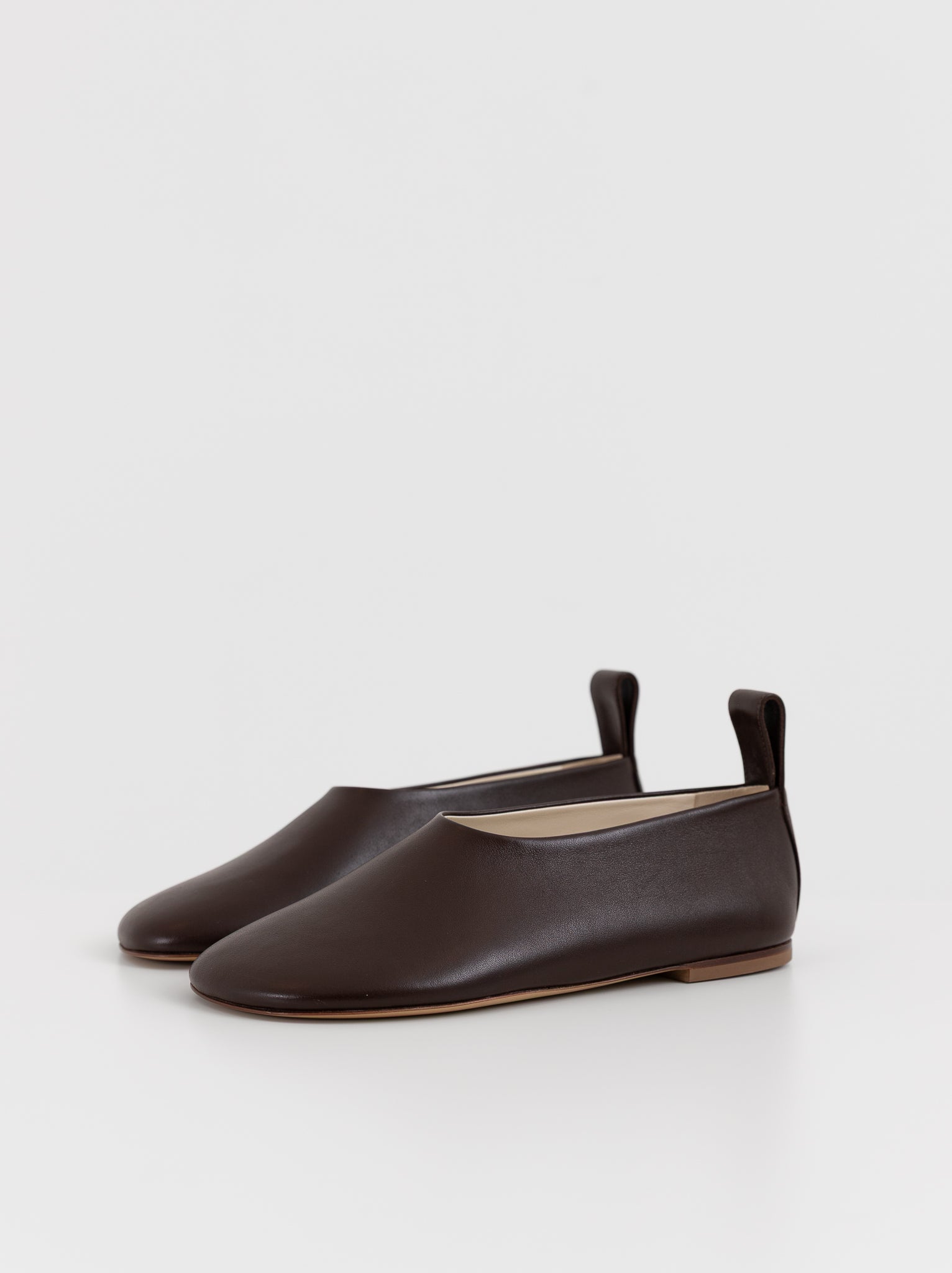 Sofie D'Hoore Fontana Ballerina in Cacao - SOFIE D'HOORE at Worthwhile - shop SHOES