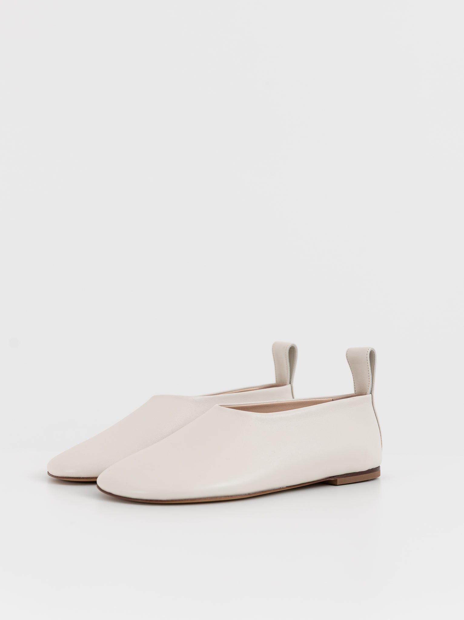 Sofie D'Hoore Fontana Ballerina in Off White - SOFIE D'HOORE at Worthwhile - shop SHOES