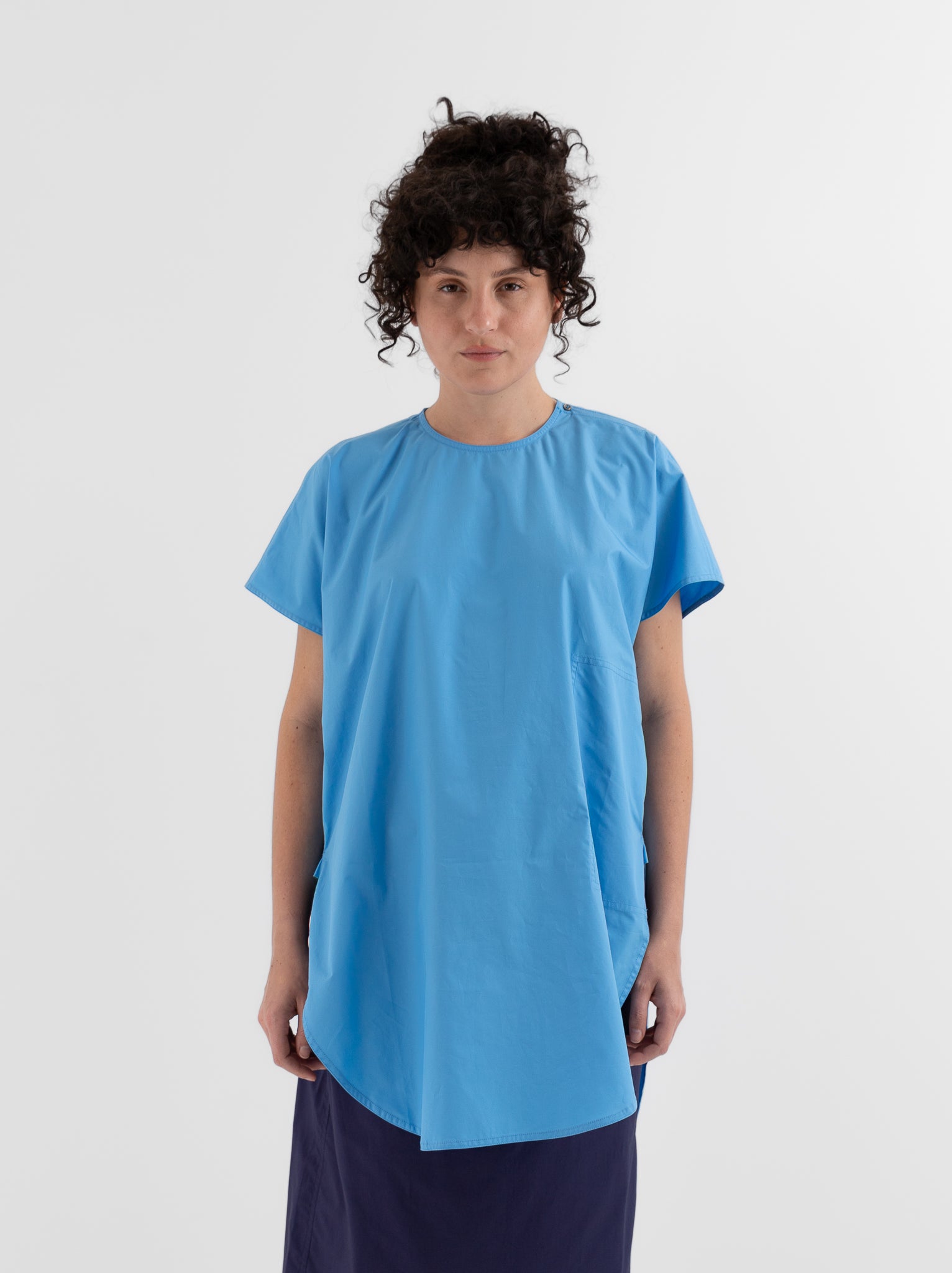 Sofie D'Hoore Bront Shirt in Azure - SOFIE D'HOORE at Worthwhile - shop TOP