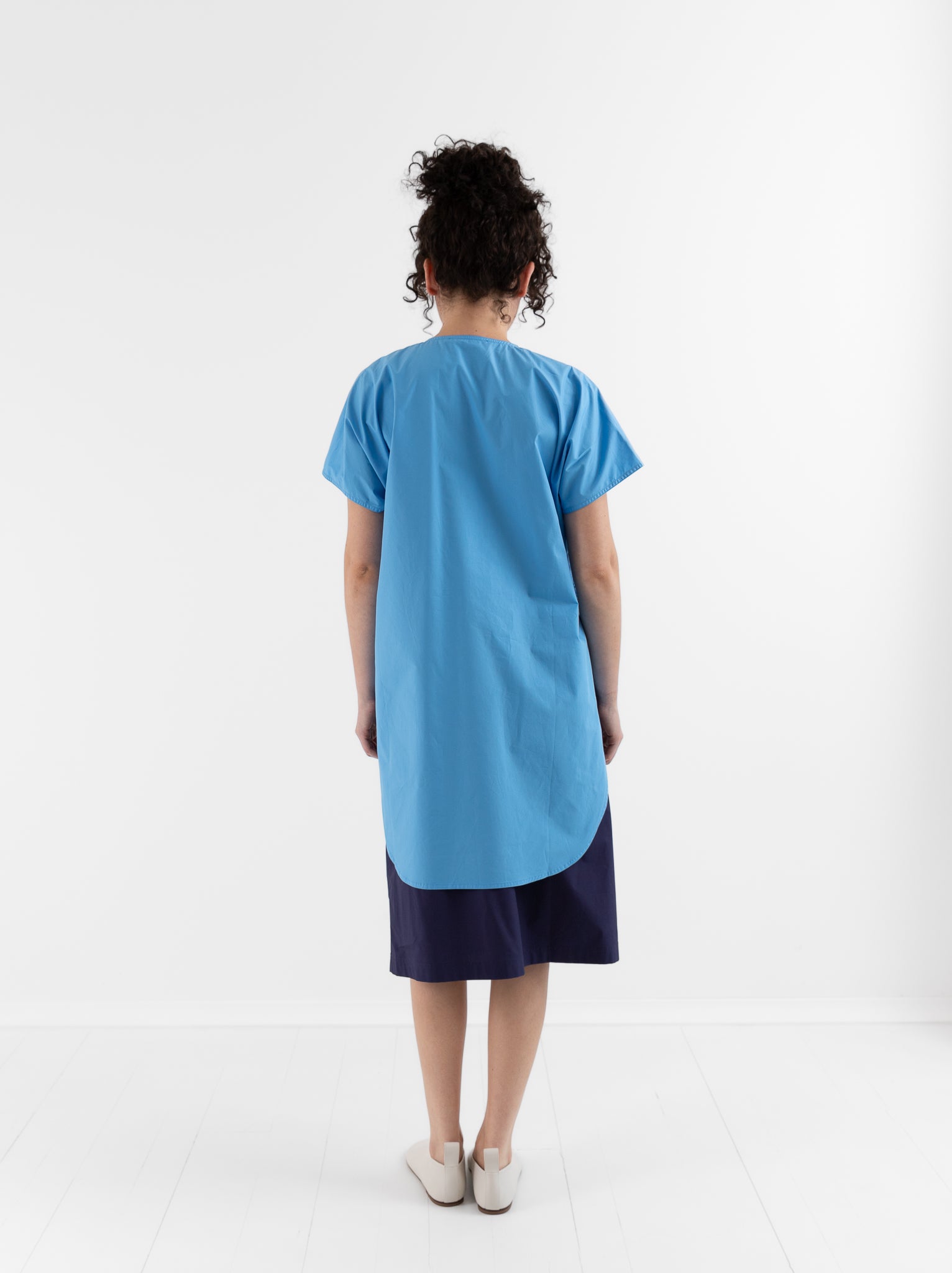 Sofie D'Hoore Bront Shirt in Azure - SOFIE D'HOORE at Worthwhile - shop TOP