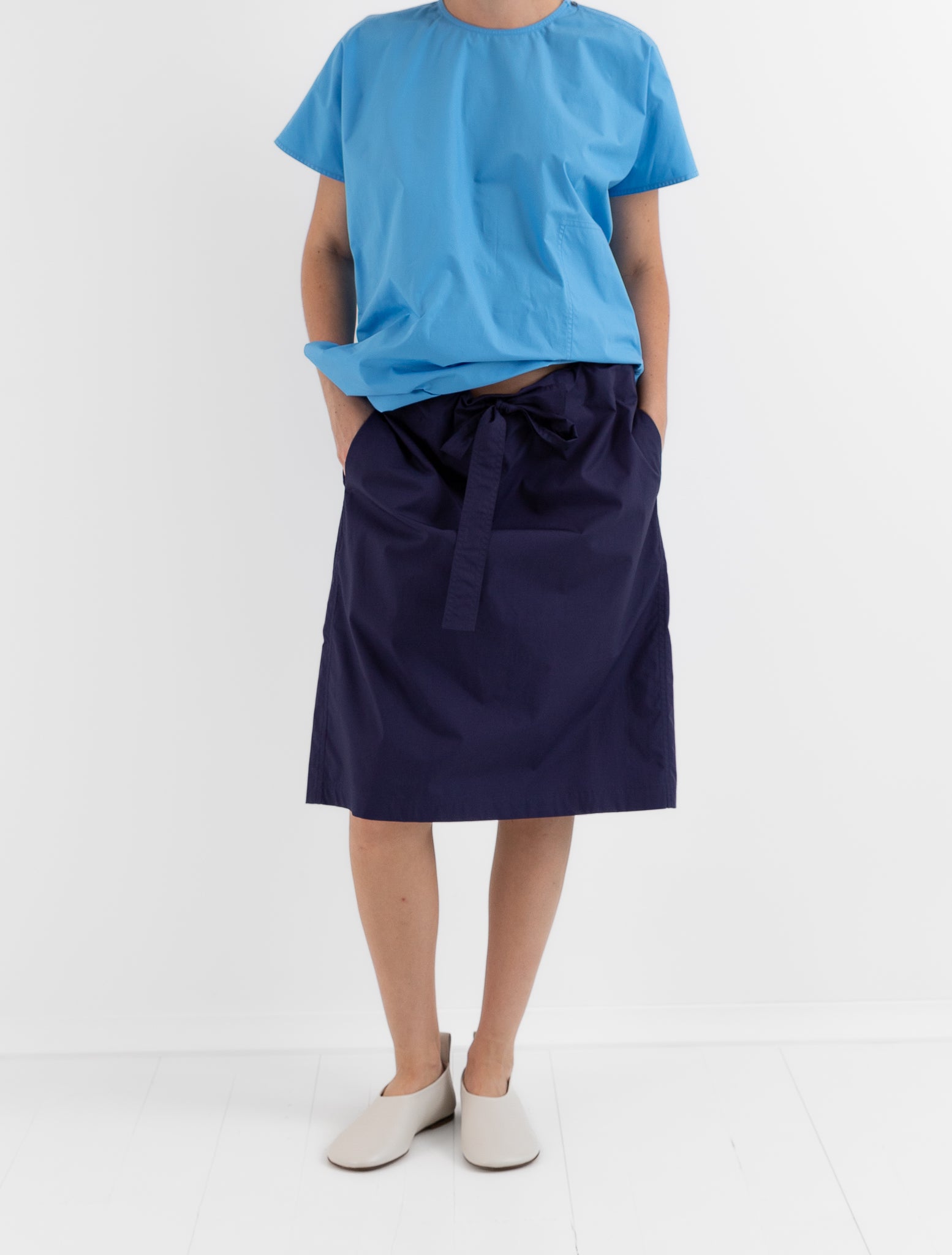 Sofie D'Hoore Spot Skirt in Ink - SOFIE D'HOORE at Worthwhile - shop SKIRT