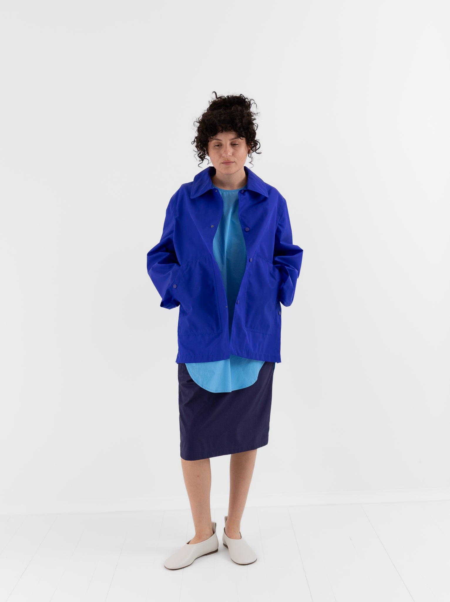 Sofie D'Hoore Cayden Jacket in Klein Blue - SOFIE D'HOORE at Worthwhile - shop JACKET