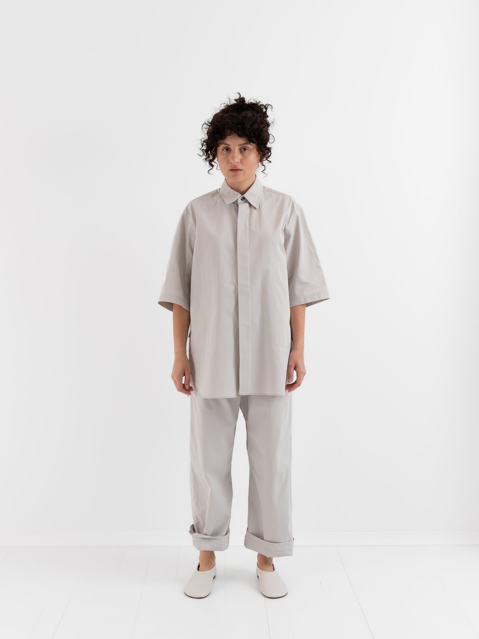 Sofie D'Hoore Bodhi Shirt in Mastic White - SOFIE D'HOORE at Worthwhile - shop TOP