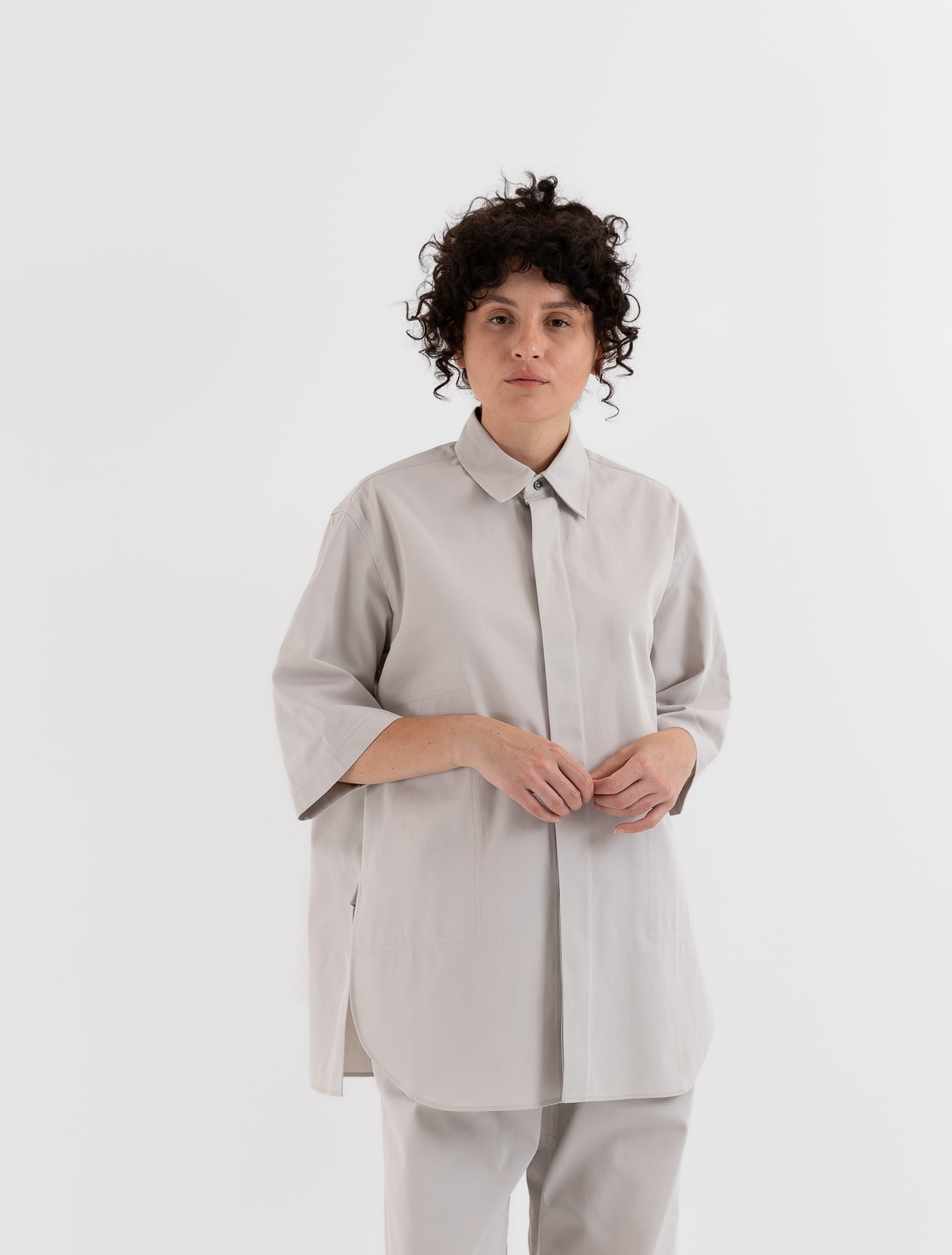 Sofie D'Hoore Bodhi Shirt in Mastic White - SOFIE D'HOORE at Worthwhile - shop TOP