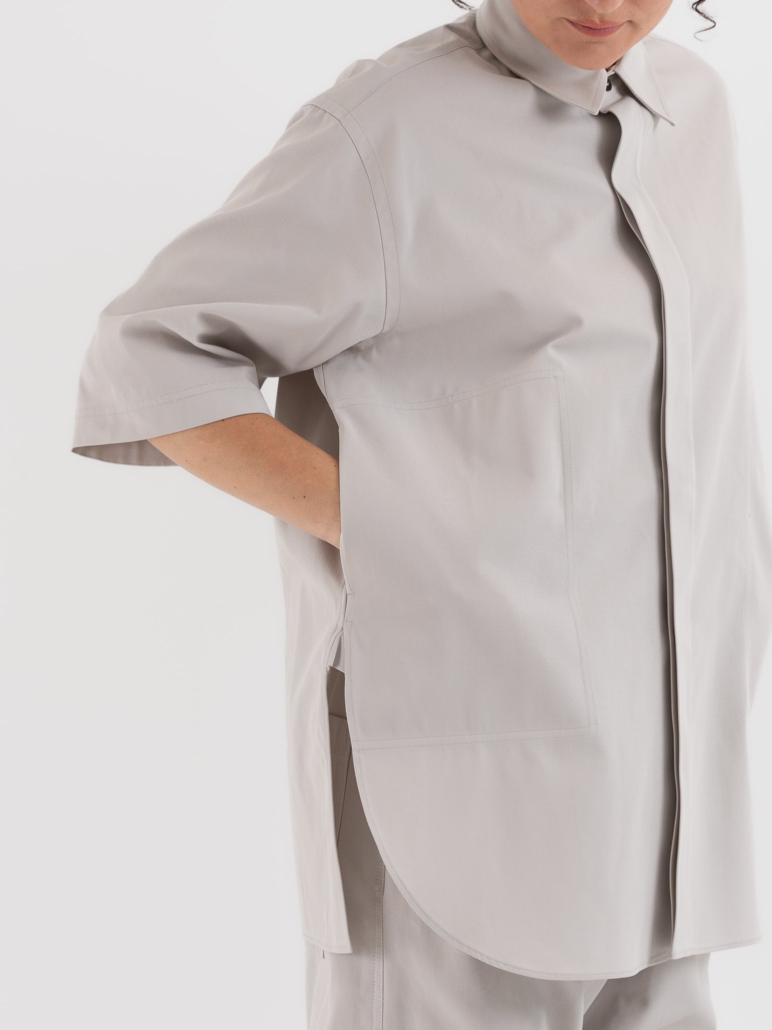 Sofie D'Hoore Bodhi Shirt in Mastic White - SOFIE D'HOORE at Worthwhile - shop TOP