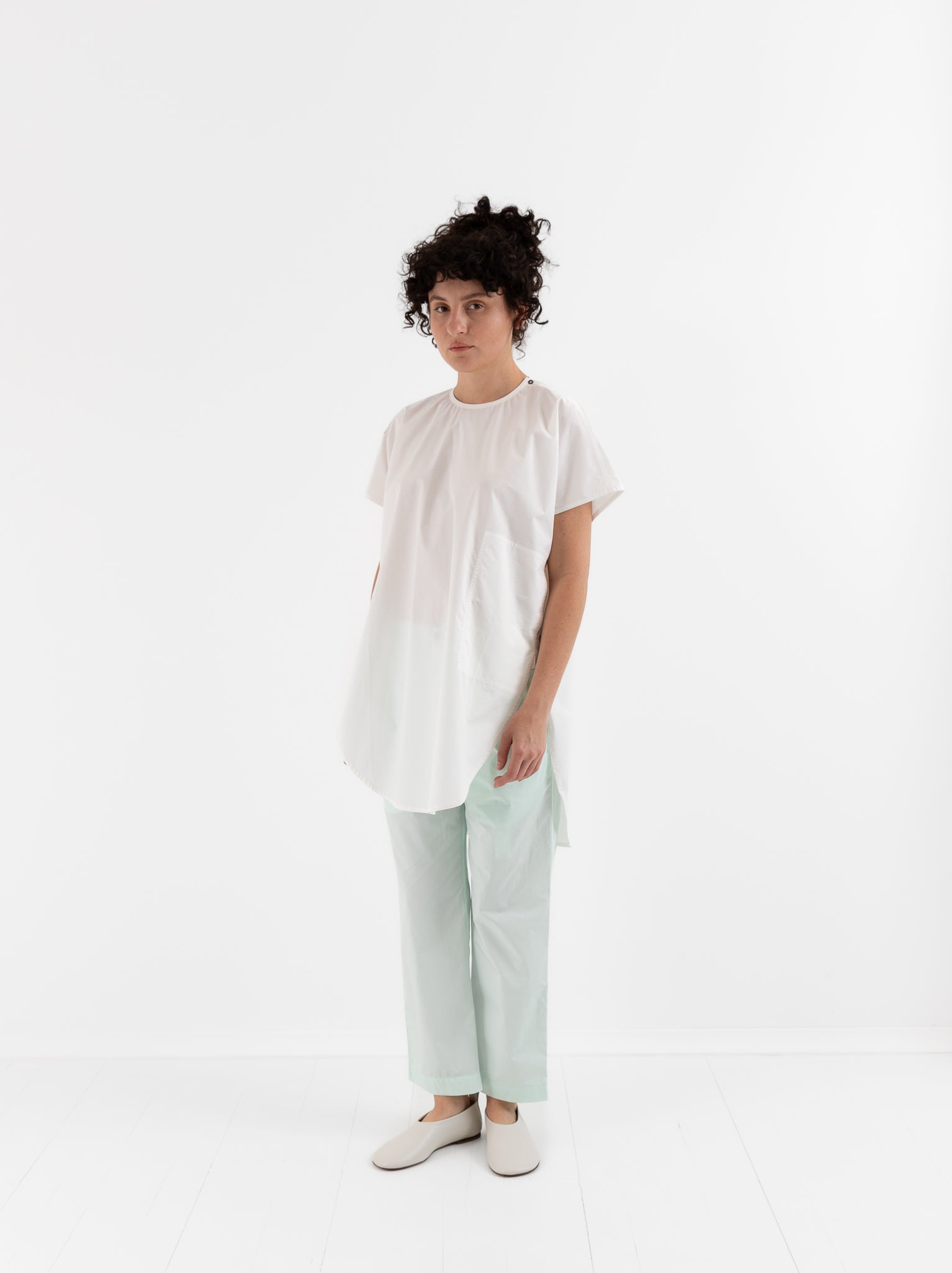 Sofie D'Hoore Bront Shirt in Off White - SOFIE D'HOORE at Worthwhile - shop TOP