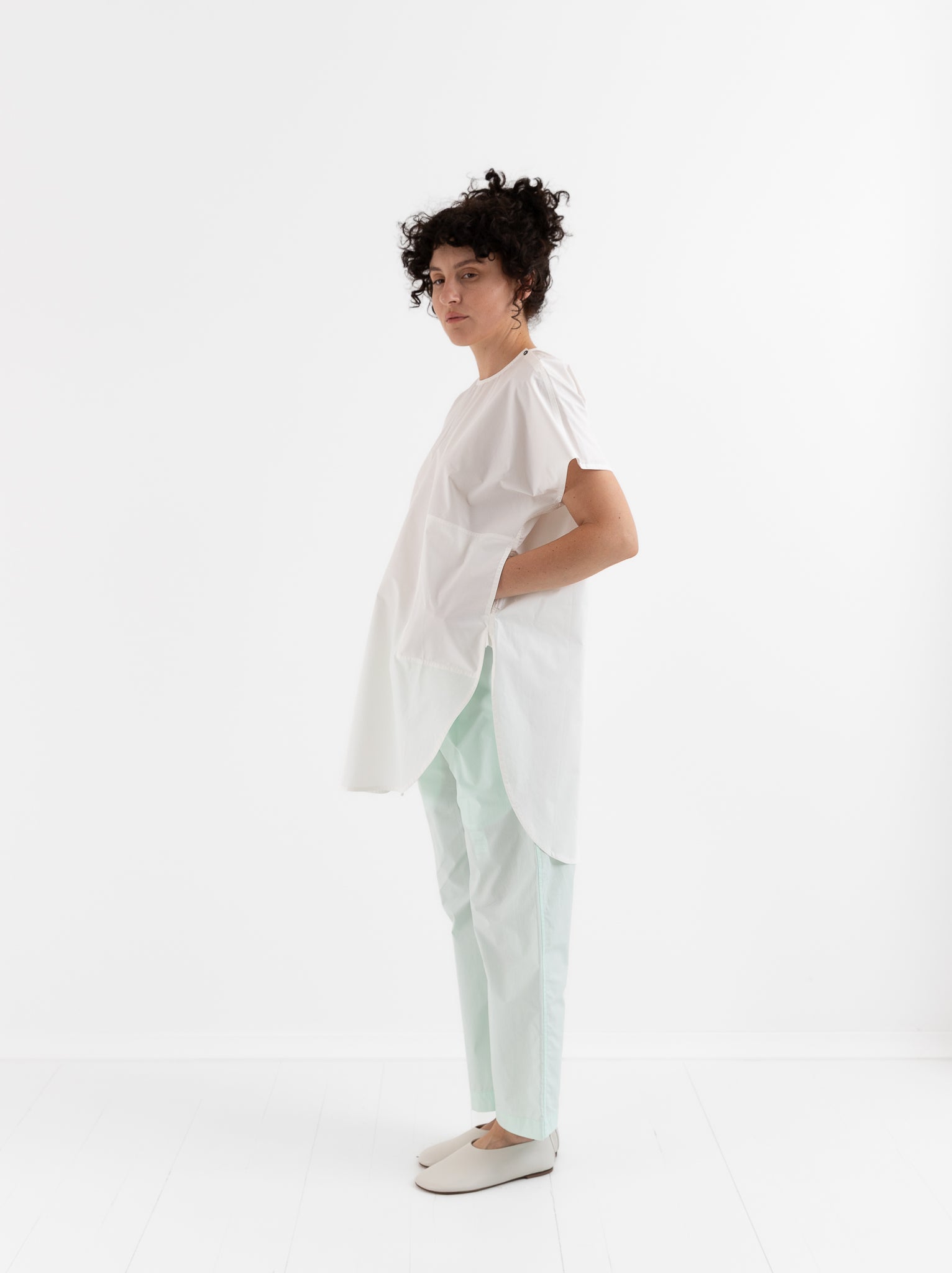 Sofie D'Hoore Bront Shirt in Off White - SOFIE D'HOORE at Worthwhile - shop TOP