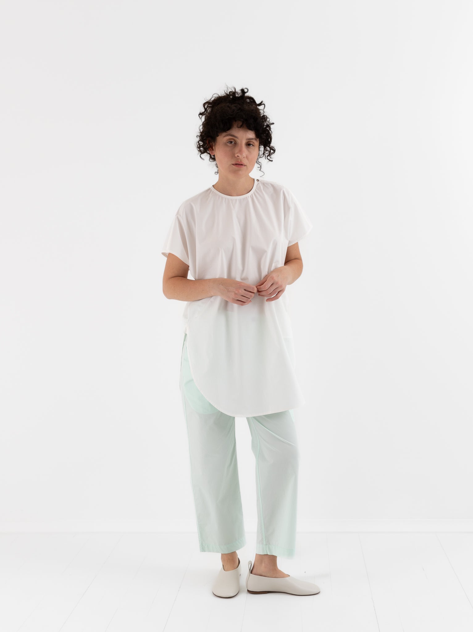 Sofie D'Hoore Bront Shirt in Off White - SOFIE D'HOORE at Worthwhile - shop TOP